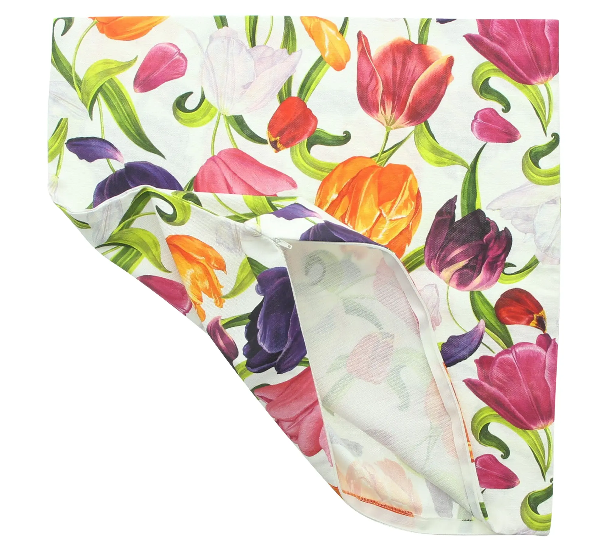 Acheter Housse de coussin "tulipes"  dans la boutique en ligne de Frank Flechtwaren pour Remplissages