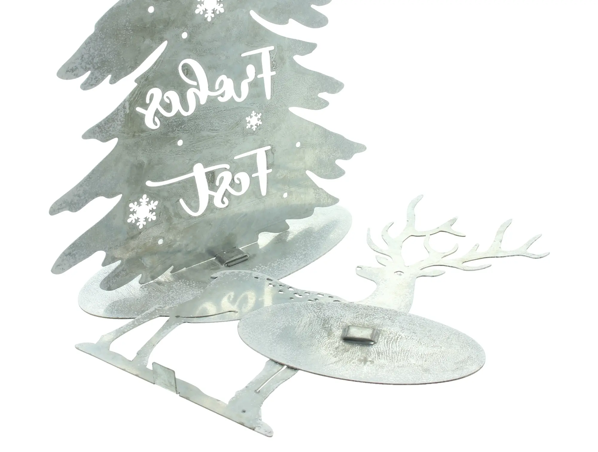 Acheter Décoration de Noël "cerf &amp; sapin"  dans la boutique en ligne de Frank Flechtwaren pour Jardin de Noël