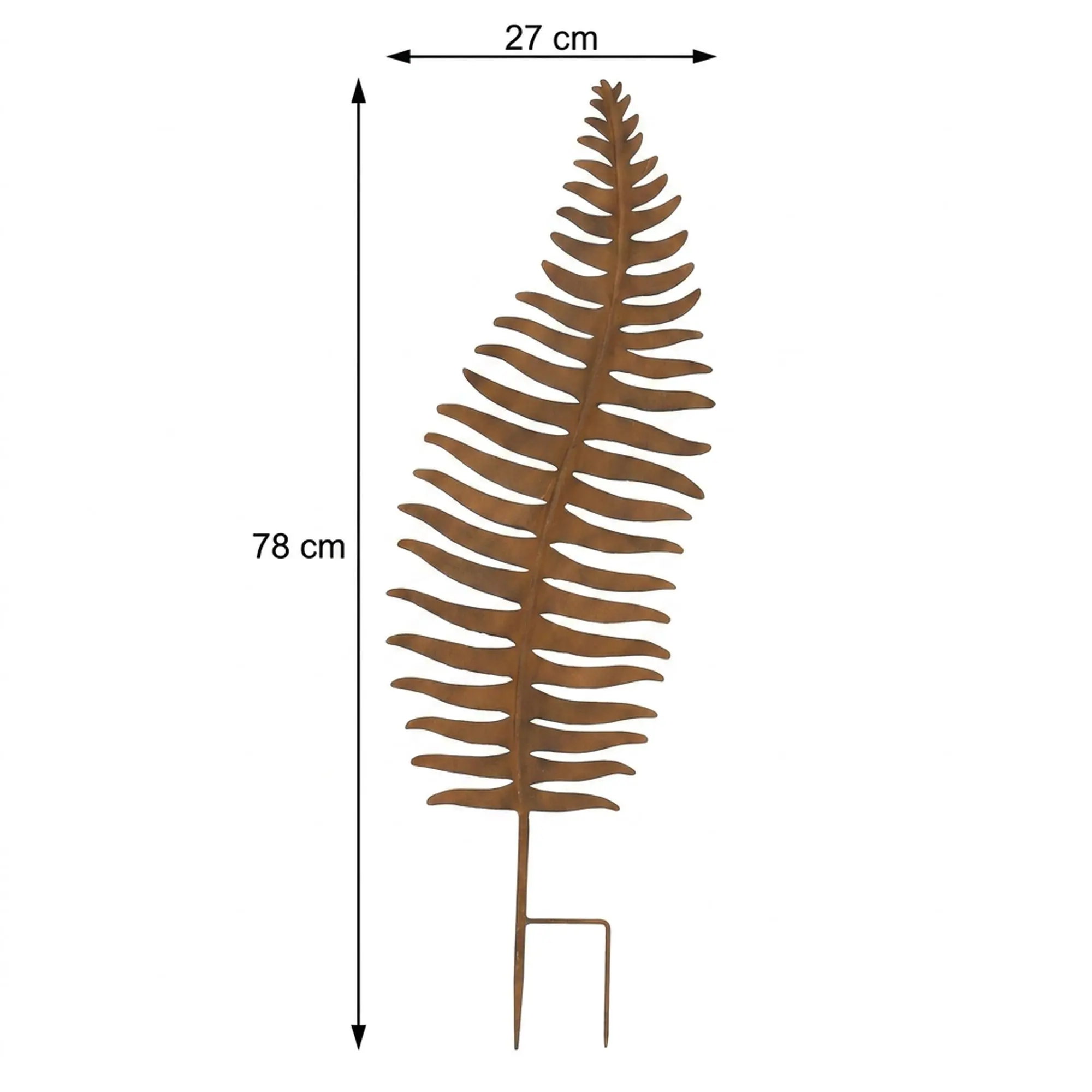 Acheter Pic de jardin "feuille de fougère"  dans la boutique en ligne de Frank Flechtwaren pour Promenade en forêt