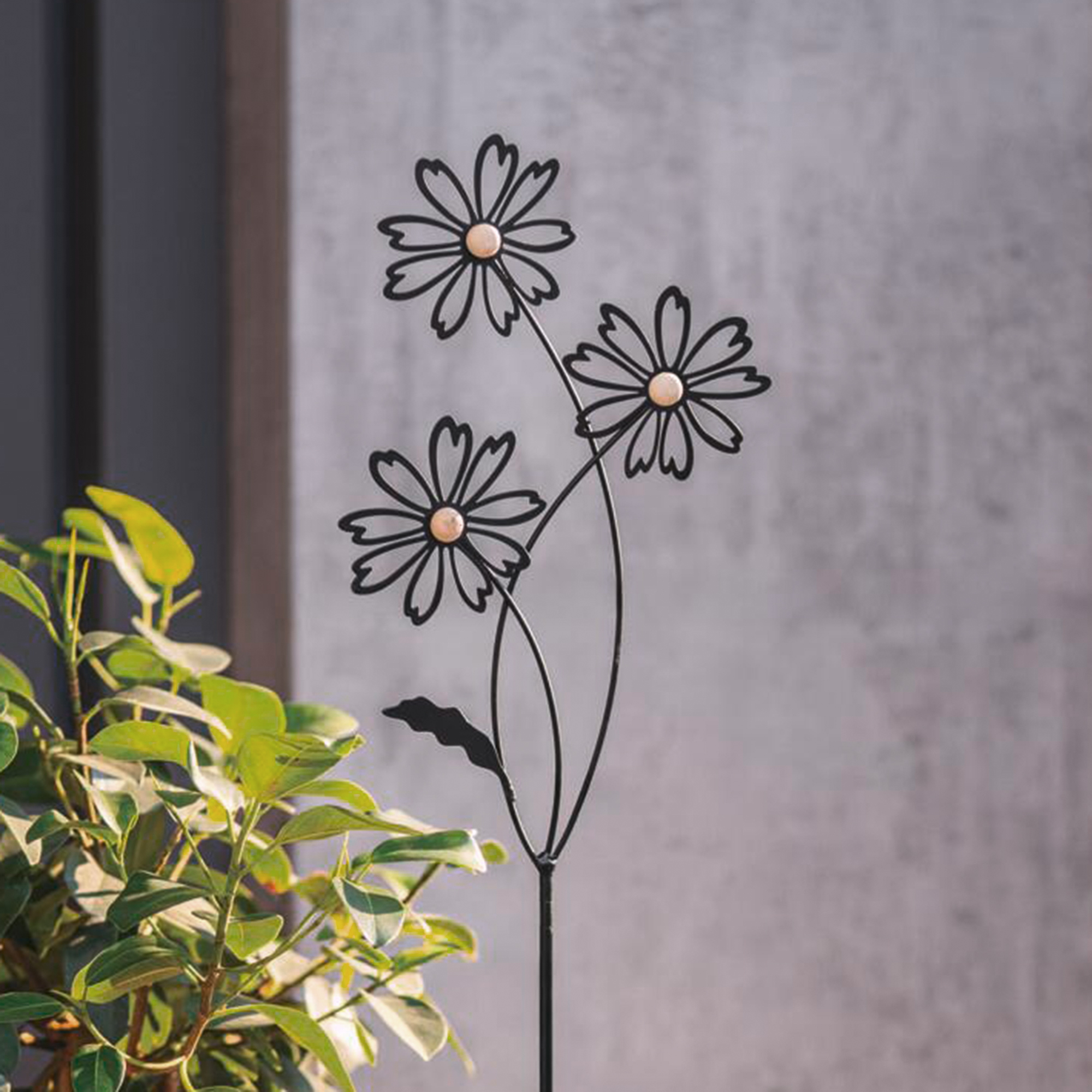 Acheter Pic de jardin "fleurs"  dans la boutique en ligne de Frank Flechtwaren