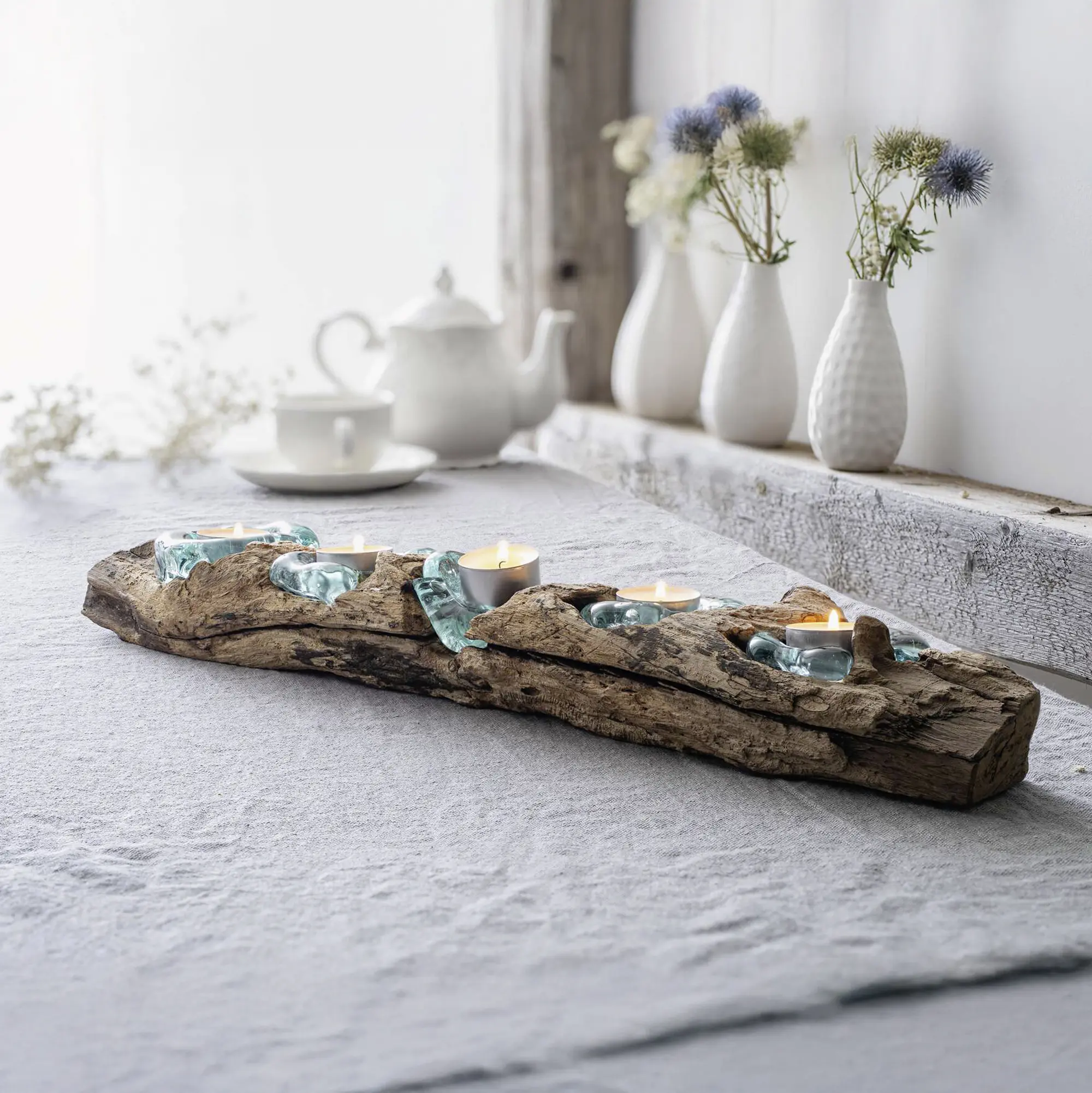 Acheter Bougeoir "bois de racine"  dans la boutique en ligne de Frank Flechtwaren