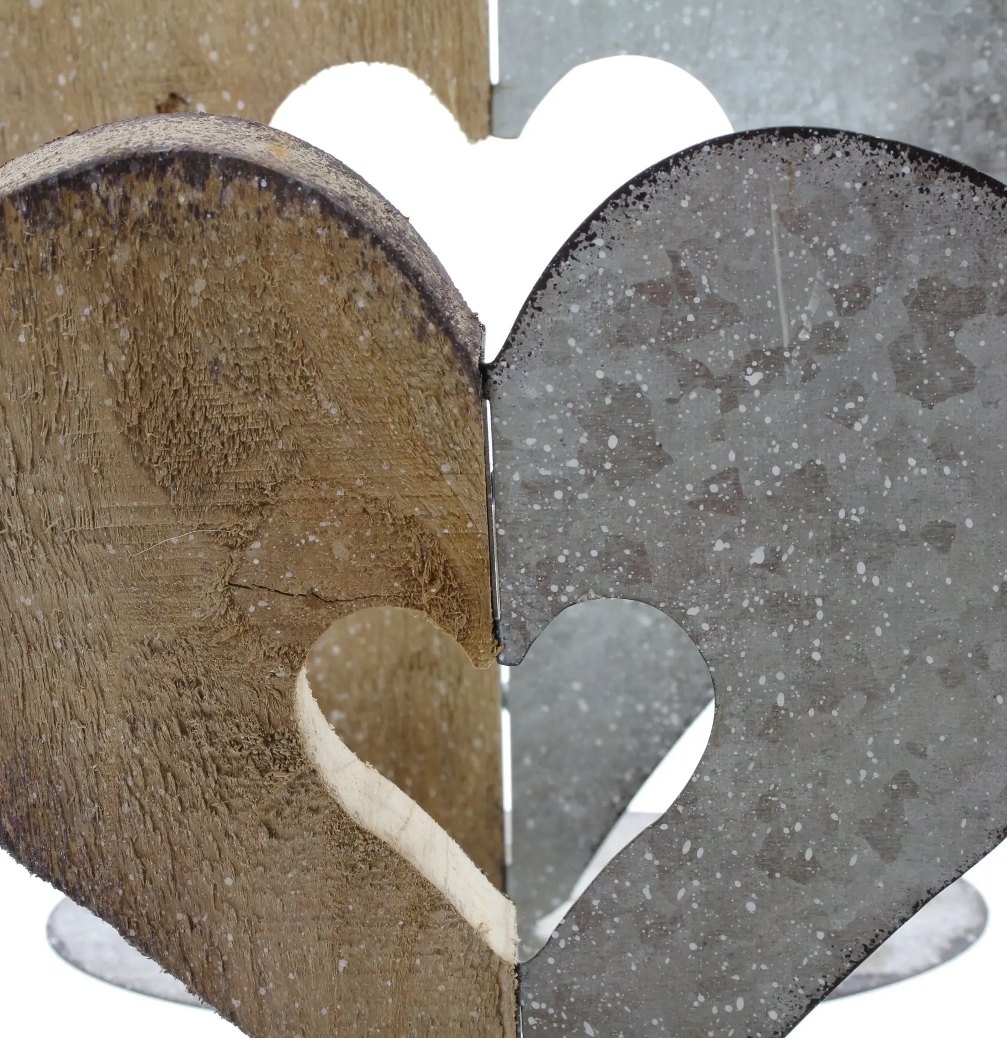 Acheter Lot de 2 cœurs de décoration "mixe"  dans la boutique en ligne de Frank Flechtwaren pour Coup de coeur