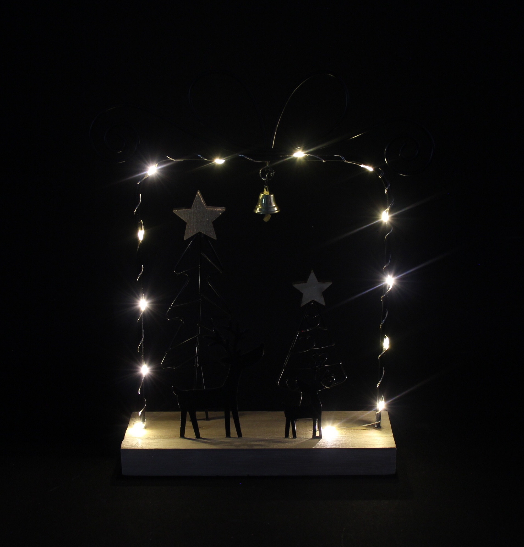 Acheter Cadeau décoratif LED "Black"  dans la boutique en ligne de Frank Flechtwaren pour Décoration LED