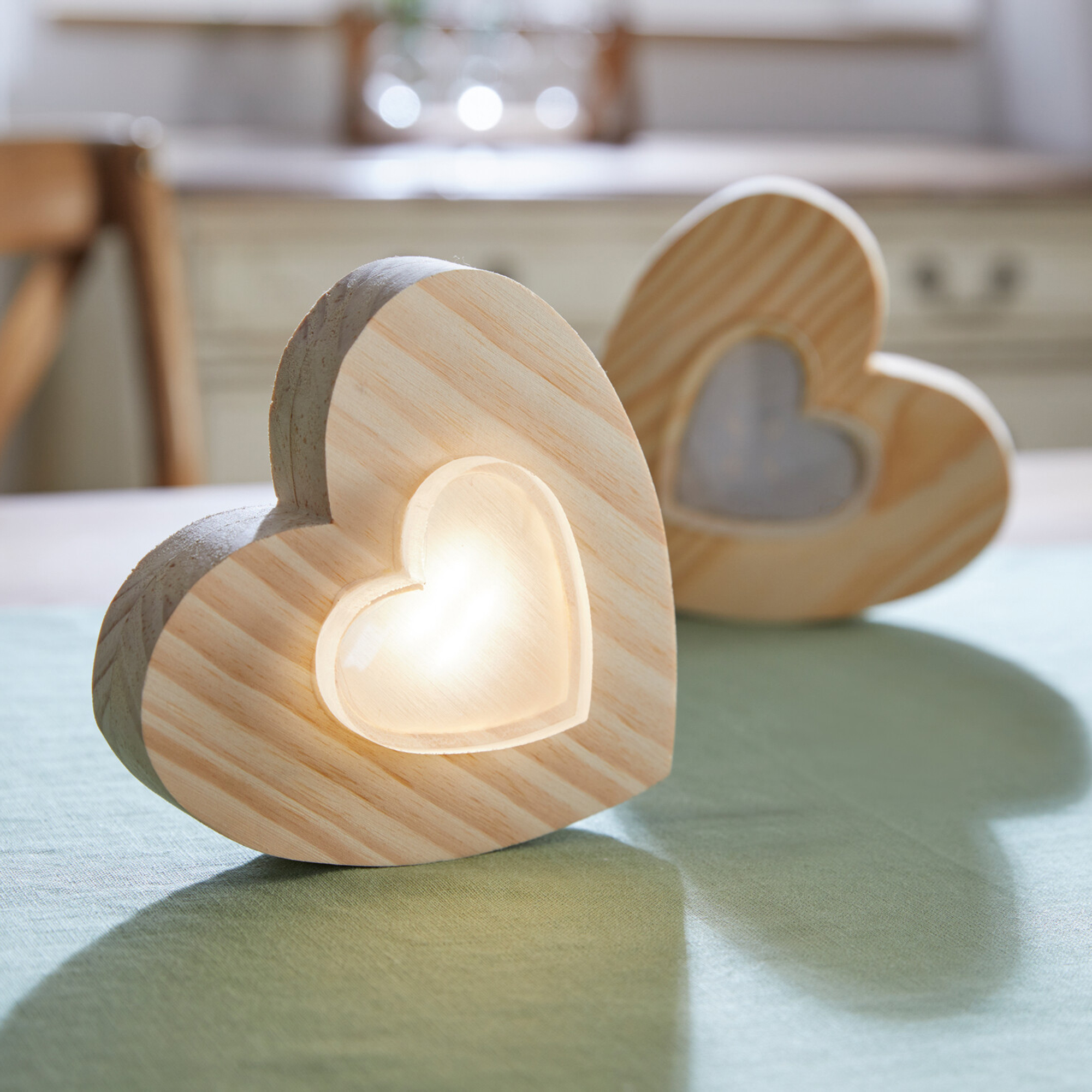 Acheter Décoration LED "coeur allongé"  dans la boutique en ligne de Frank Flechtwaren