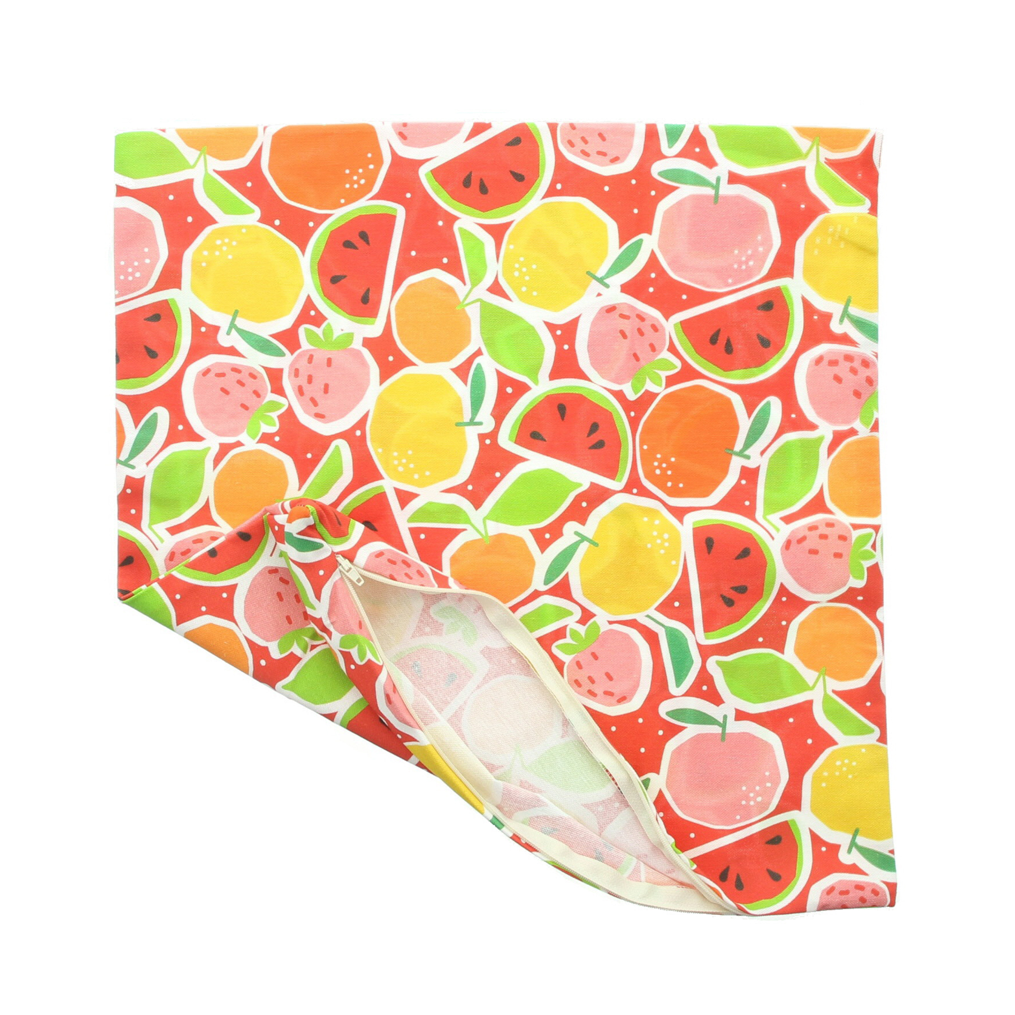 Acheter Housse de coussin "Tutti Frutti"  dans la boutique en ligne de Frank Flechtwaren pour Remplissages