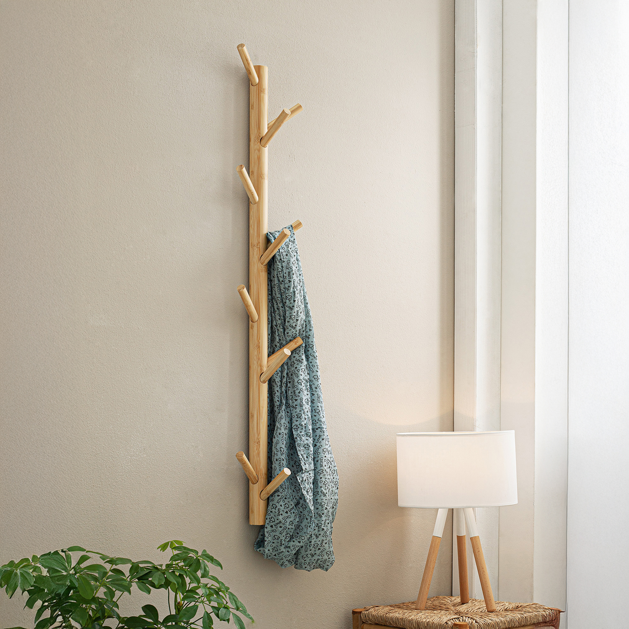 Acheter Patère murale portemanteau "nature"  dans la boutique en ligne de Frank Flechtwaren
