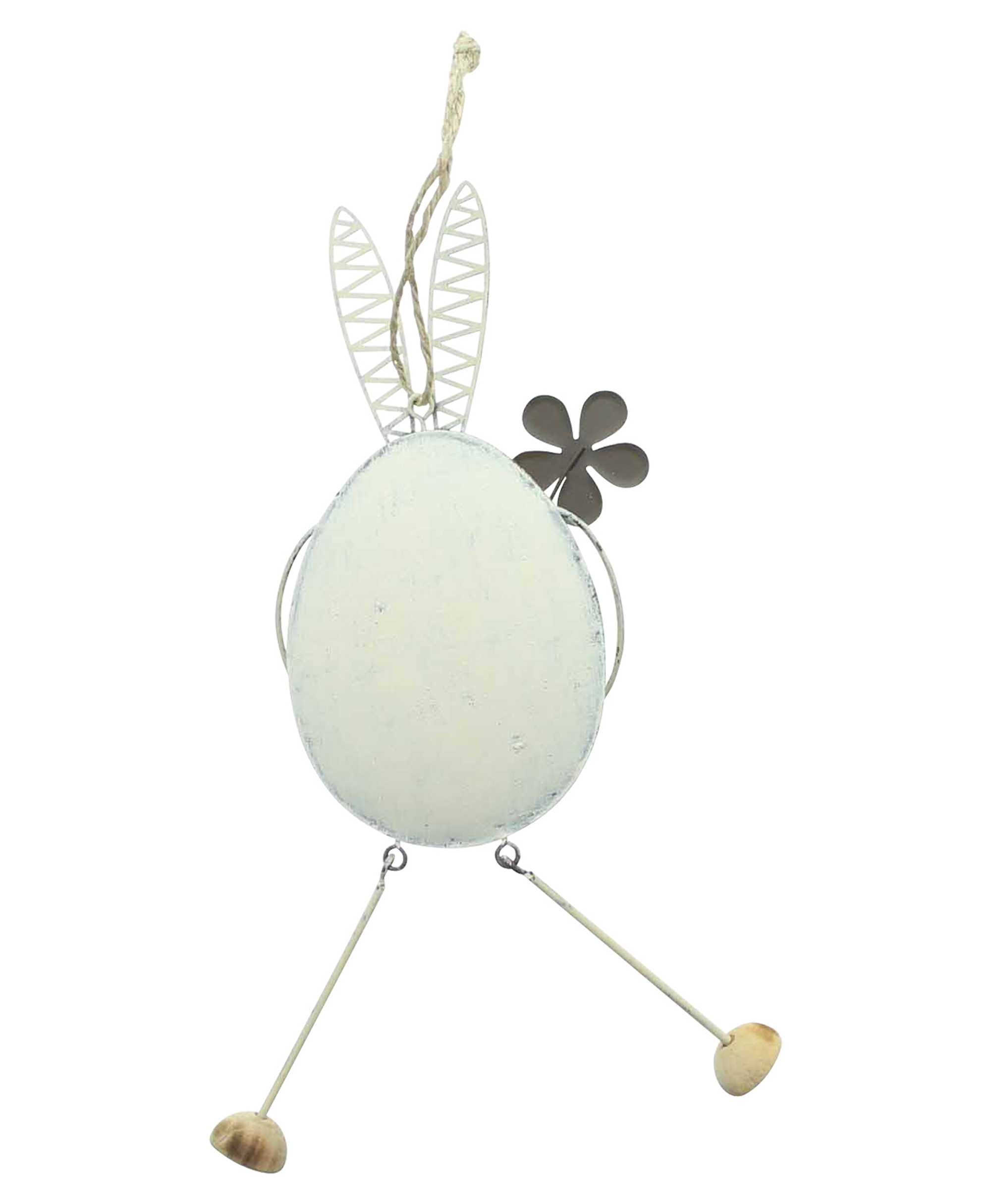 Acheter Suspension "lapin avec fleur"  dans la boutique en ligne de Frank Flechtwaren pour Pâques