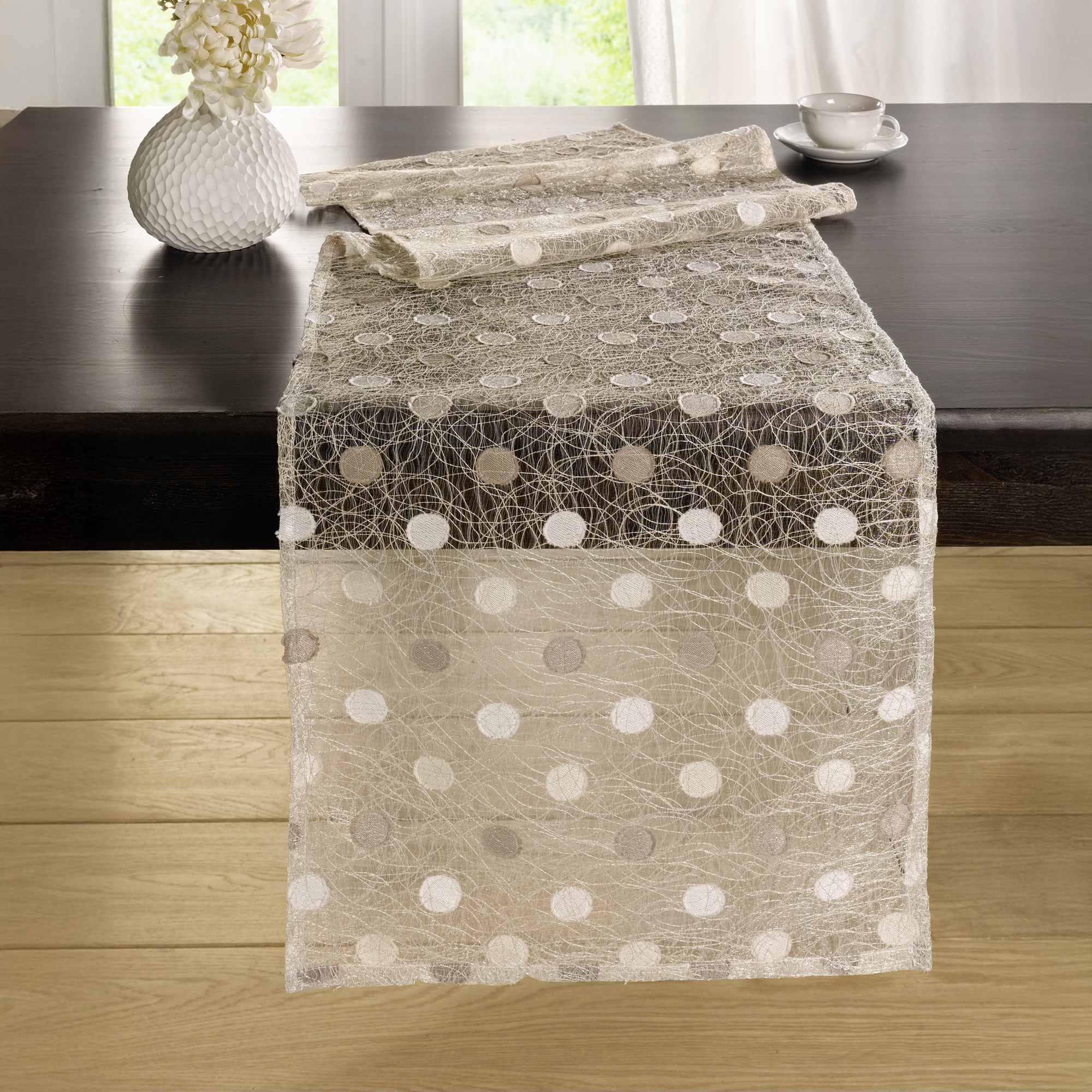 Acheter Chemin de table "pois"  dans la boutique en ligne de Frank Flechtwaren