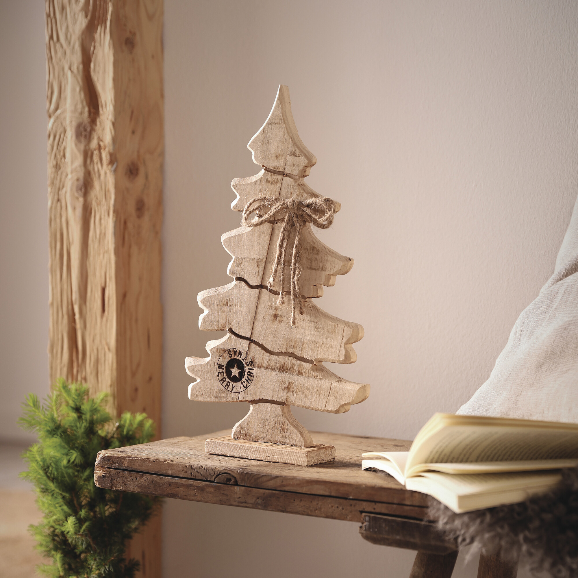 Acheter Décoration en bois "Branded Tree"  dans la boutique en ligne de Frank Flechtwaren pour Sapins