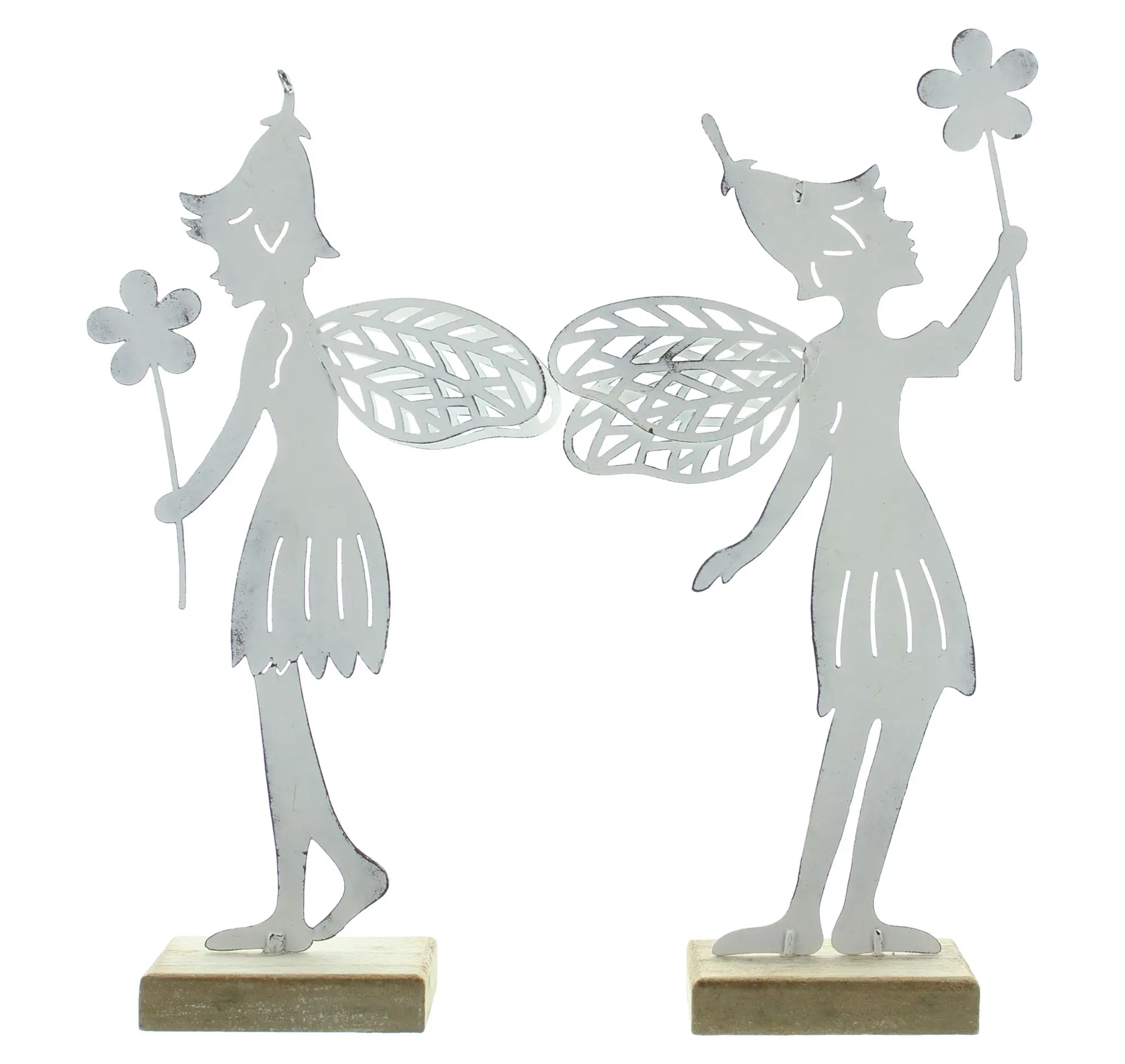 Acheter Lot de 2 figurines "fées des fleurs"  dans la boutique en ligne de Frank Flechtwaren pour Pâques