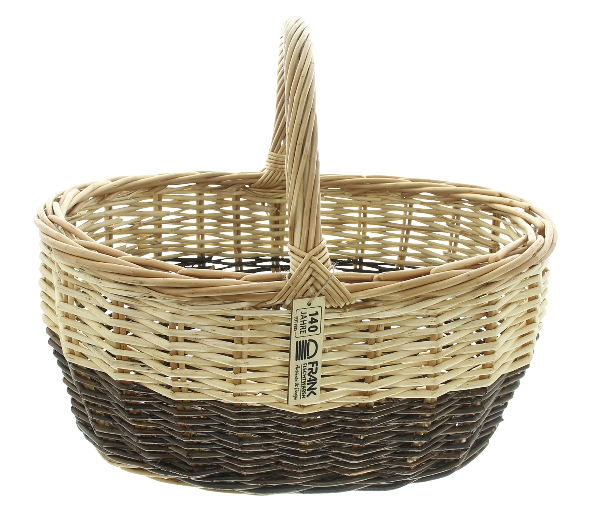 Acheter Panier à courses "bicolore"  dans la boutique en ligne de Frank Flechtwaren pour Cuisine