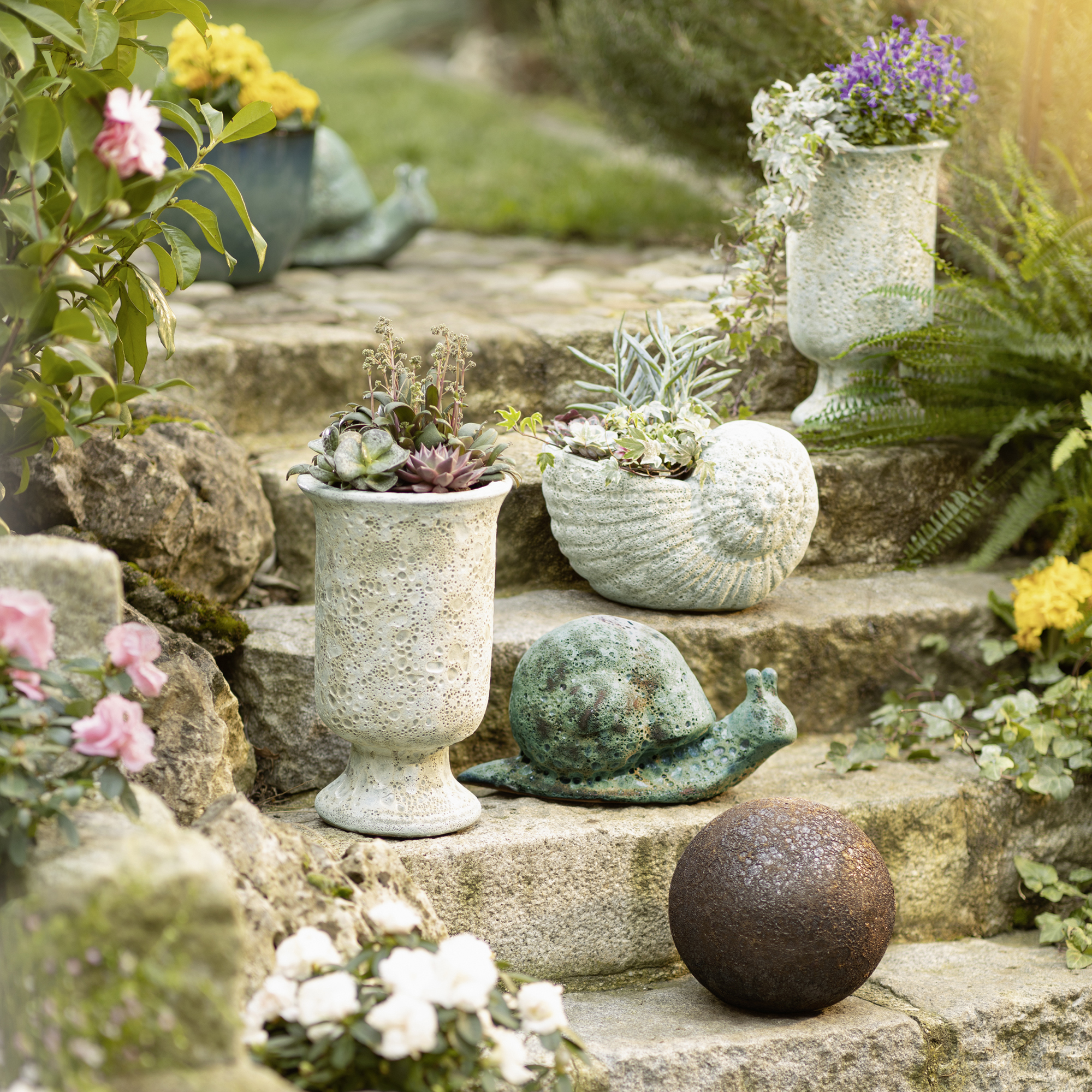 Acheter Jardinière "pokal"  dans la boutique en ligne de Frank Flechtwaren pour Pots de fleurs