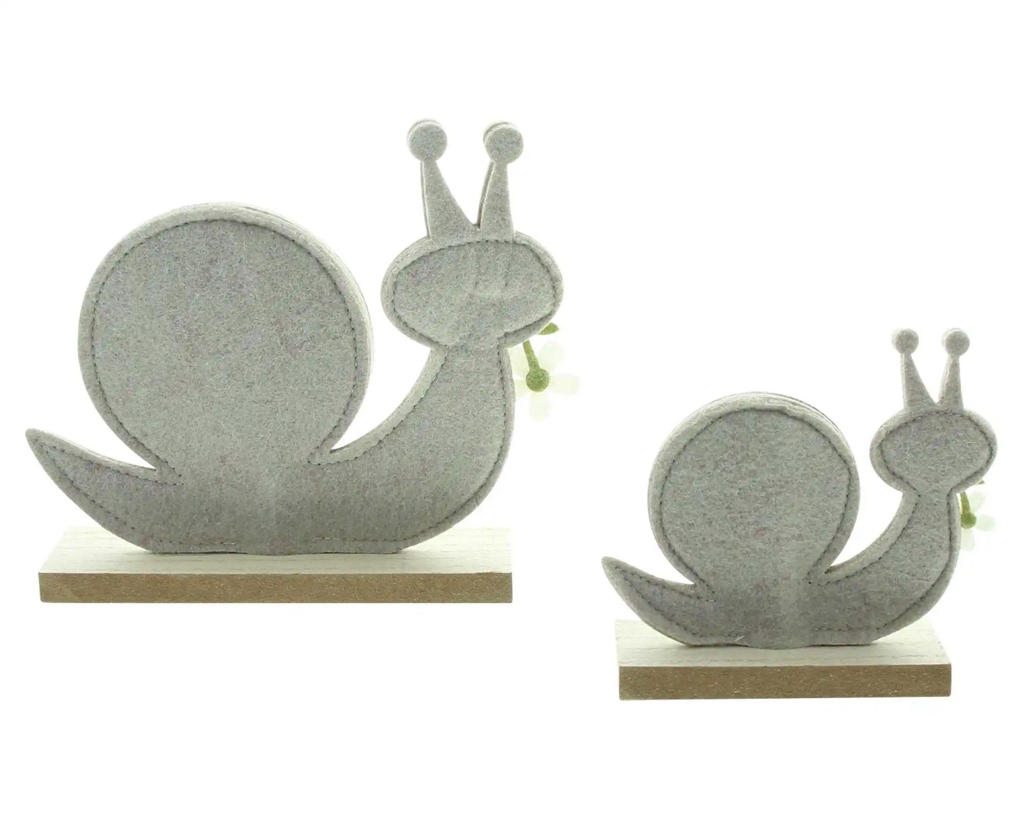Acheter Lot de 2 escargots " Lovely"  dans la boutique en ligne de Frank Flechtwaren pour Pâques
