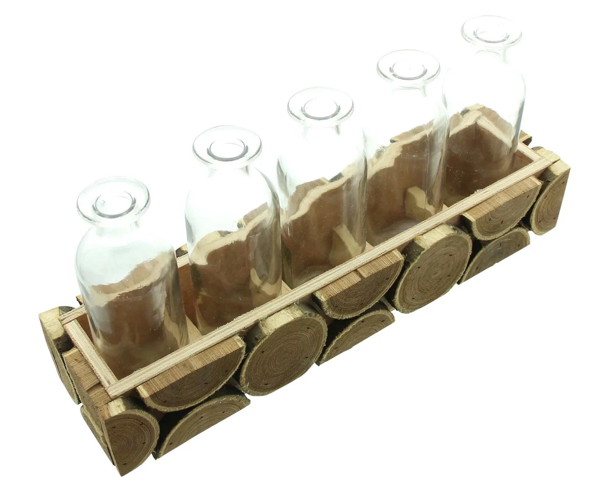 Acheter Support pour vases "rondins de bois"  dans la boutique en ligne de Frank Flechtwaren pour Vases