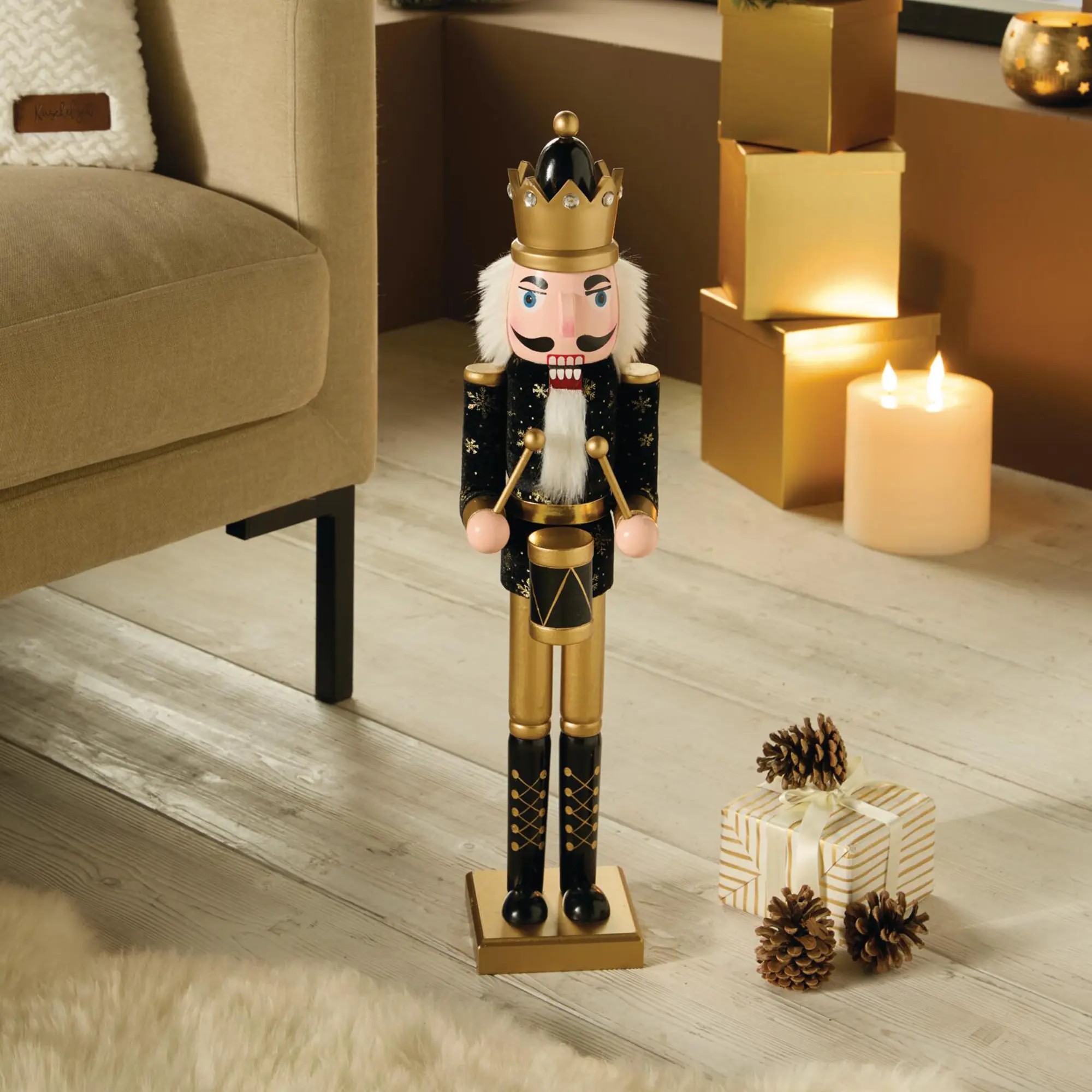 Acheter Casse-noisette décoratif « King Drum » dans la boutique en ligne de Frank Flechtwaren