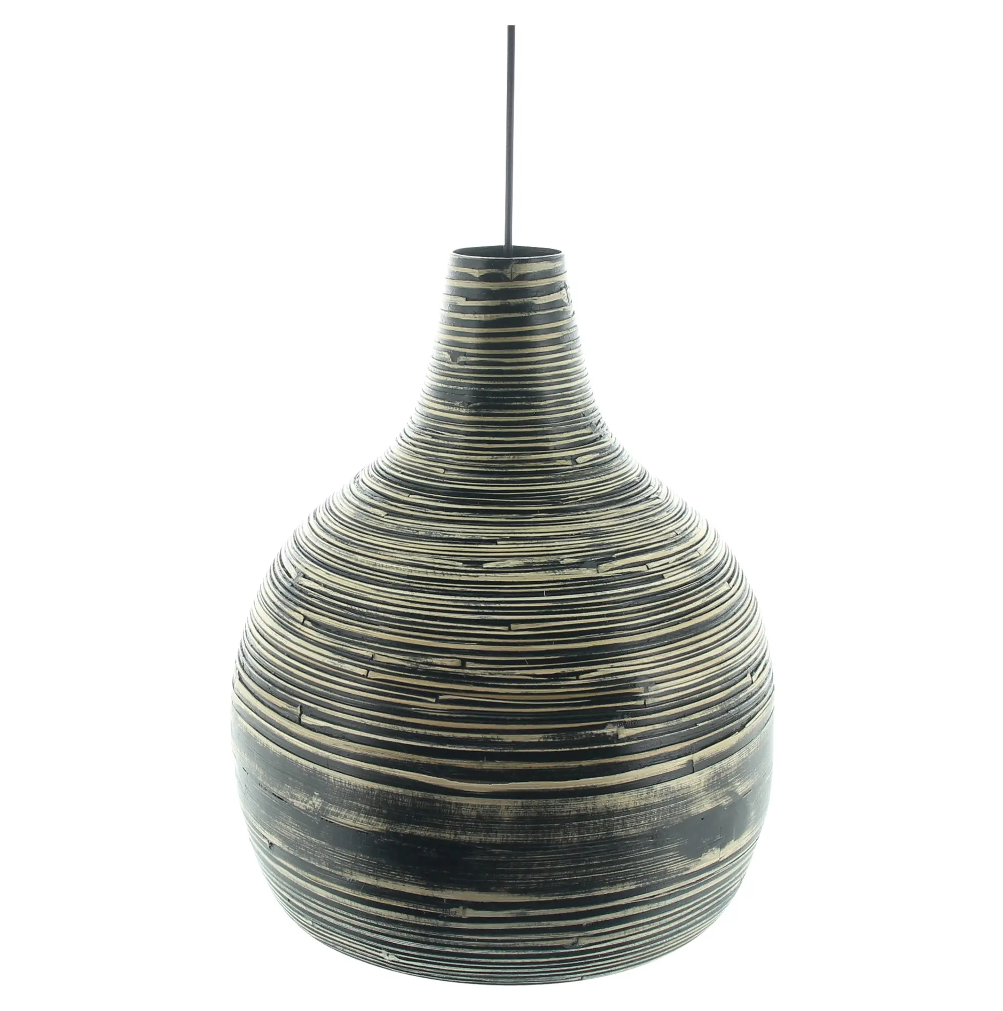 Acheter Lampe suspendue "Black Bamboo" dans la boutique en ligne de Frank Flechtwaren pour Salon Acheter Lampe suspendue "Black Bamboo" dans la boutique en ligne de Frank Flechtwaren pour Salon