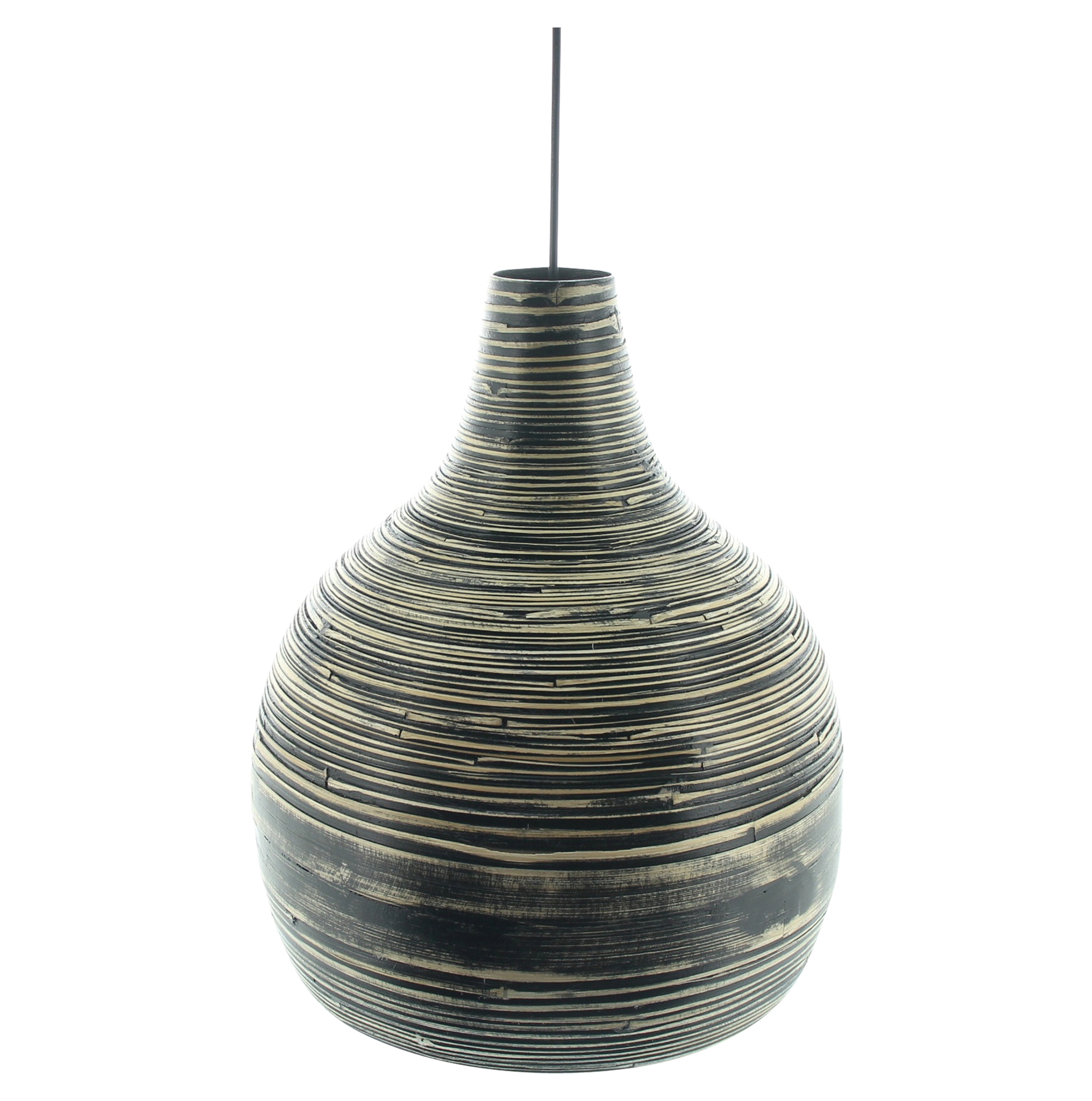 Acheter Lampe suspendue "Black Bamboo"  dans la boutique en ligne de Frank Flechtwaren pour Nouvel arrivage