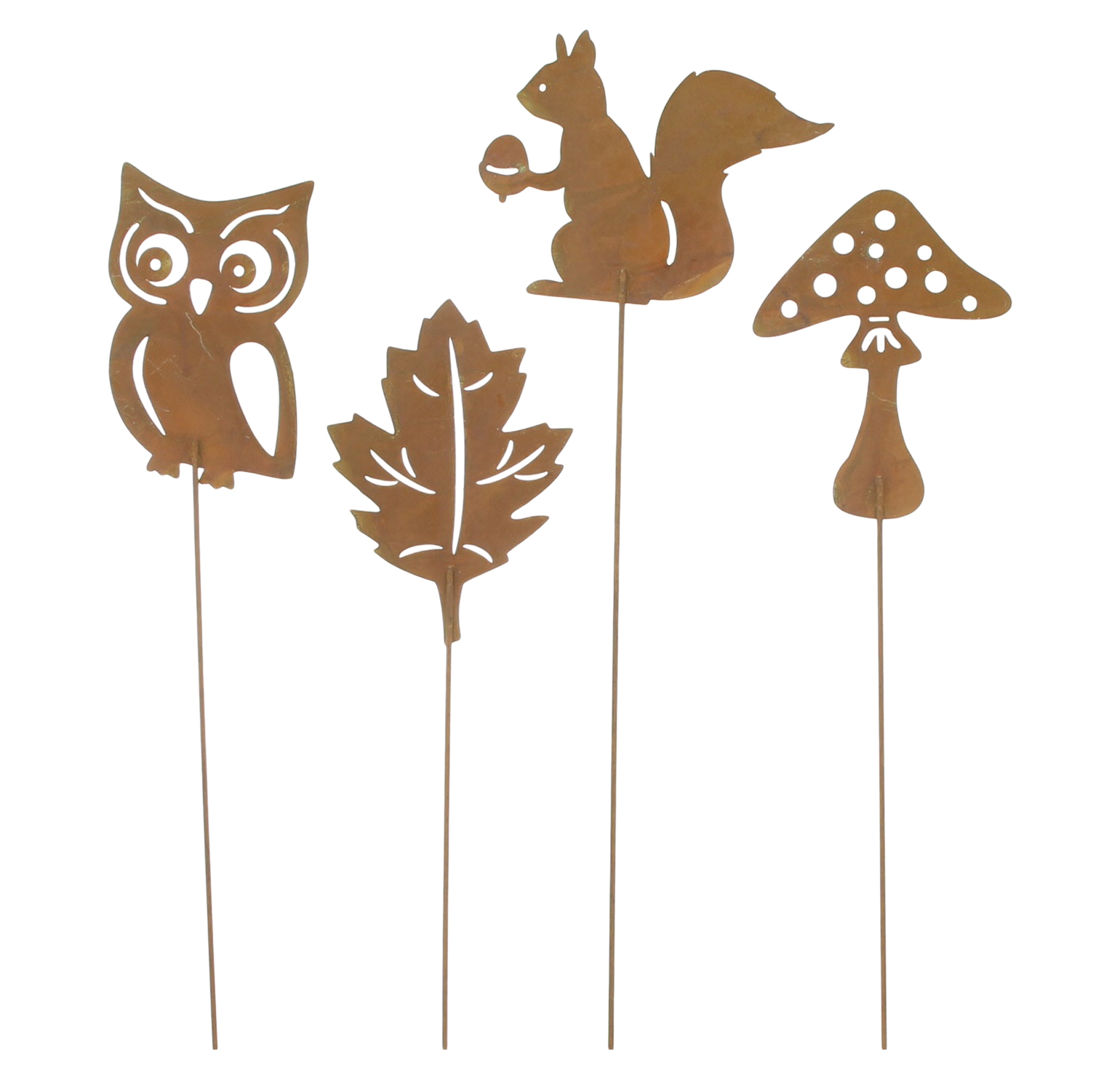 Acheter Lot de 4 pics "quatuor d'automne"  dans la boutique en ligne de Frank Flechtwaren pour Jardin d'automne