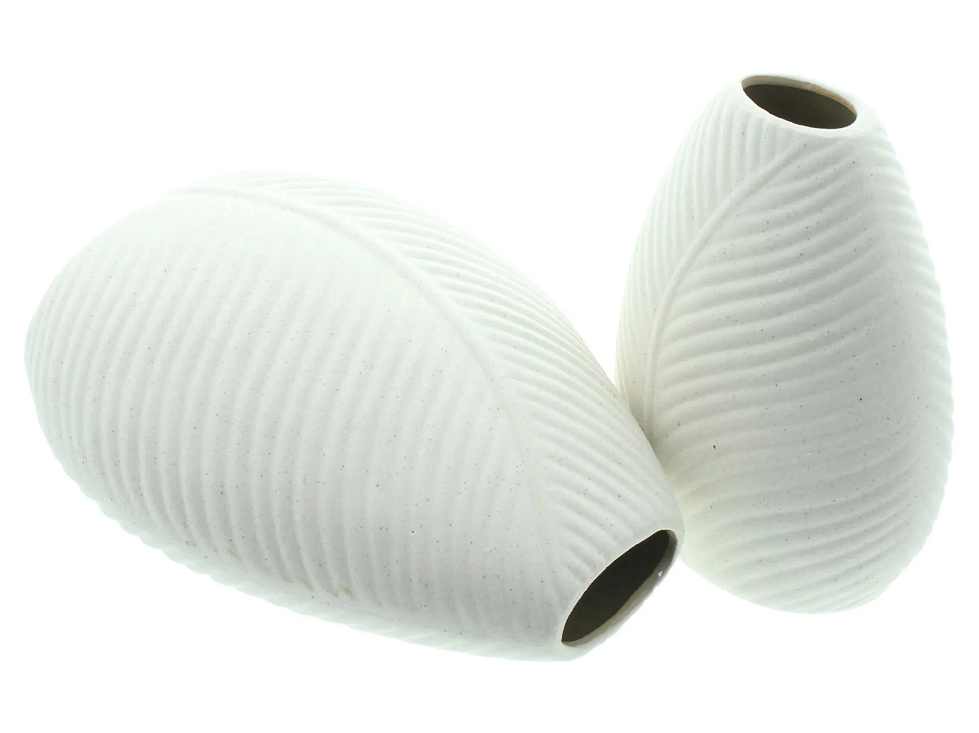 Acheter Lot de 2 vases décoratifs "feuille"  dans la boutique en ligne de Frank Flechtwaren pour Vases