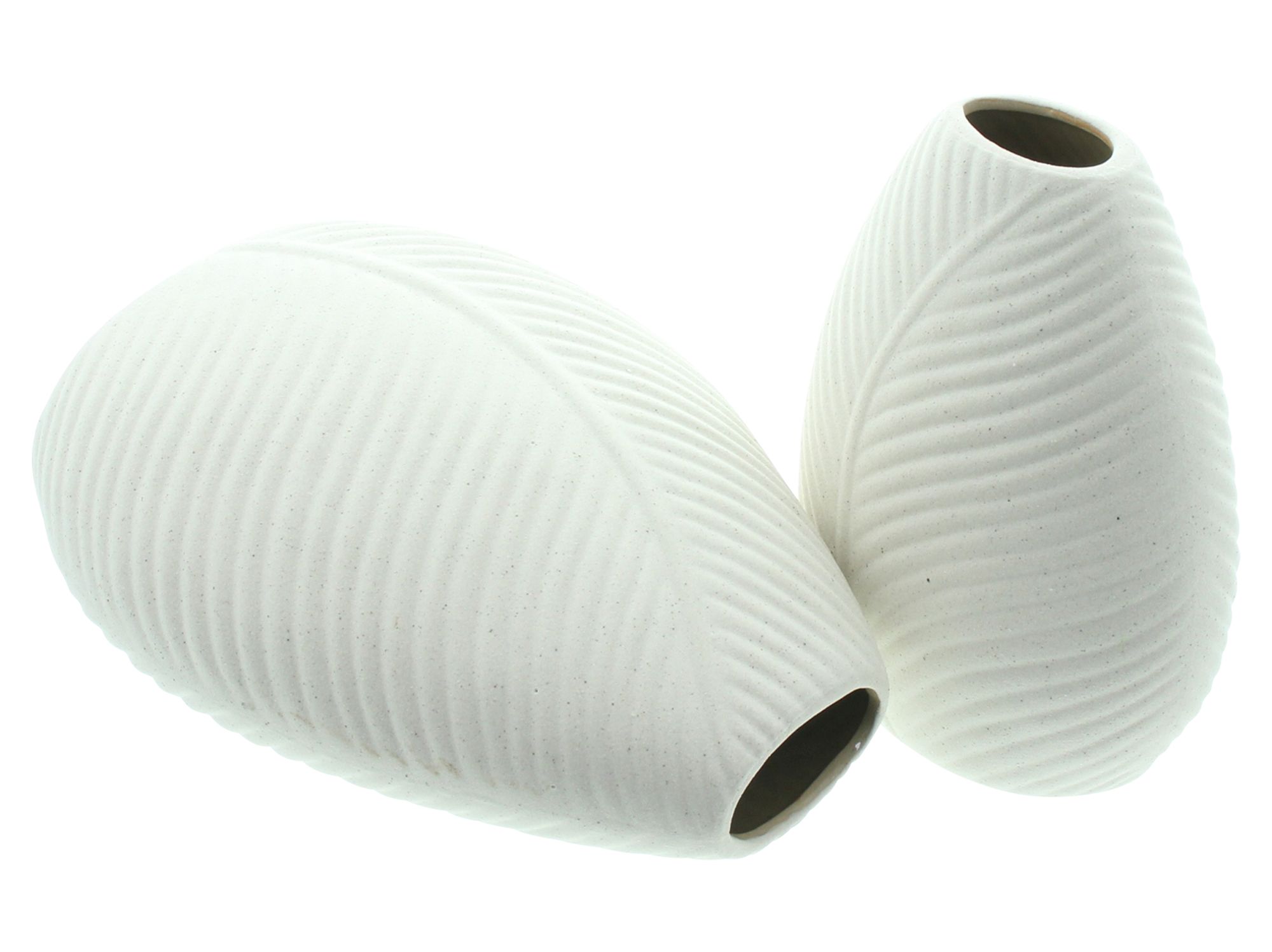 Acheter Lot de 2 vases décoratifs "feuille"  dans la boutique en ligne de Frank Flechtwaren pour Vases