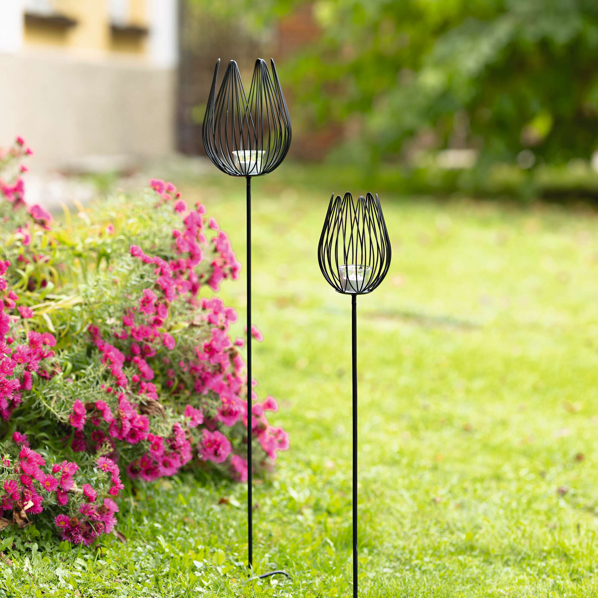 Acheter Lot de 2 pics de jardin "lumignon"  dans la boutique en ligne de Frank Flechtwaren