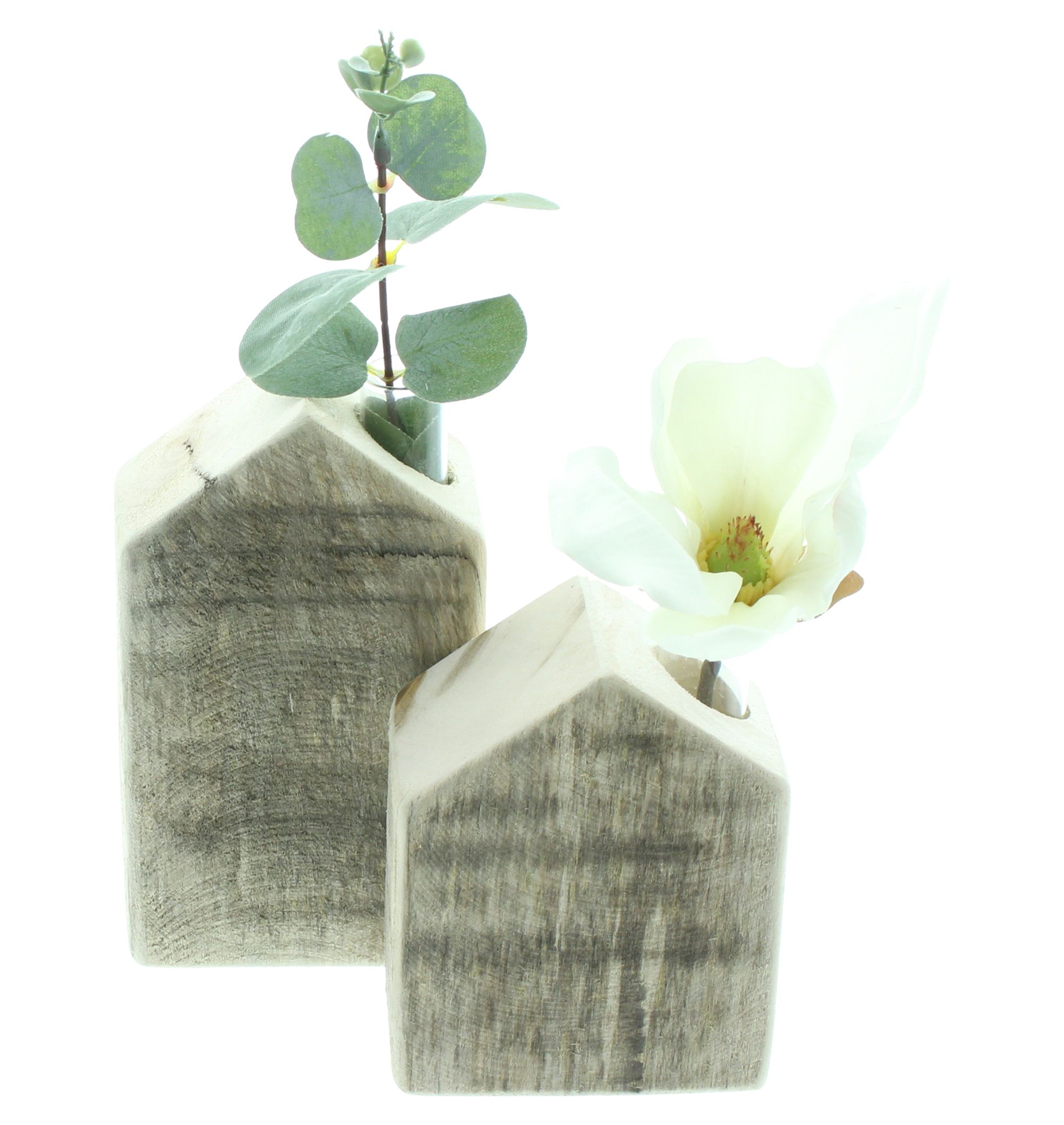 Acheter Lot de 2 vases "Maisonnette"  dans la boutique en ligne de Frank Flechtwaren pour Pâques