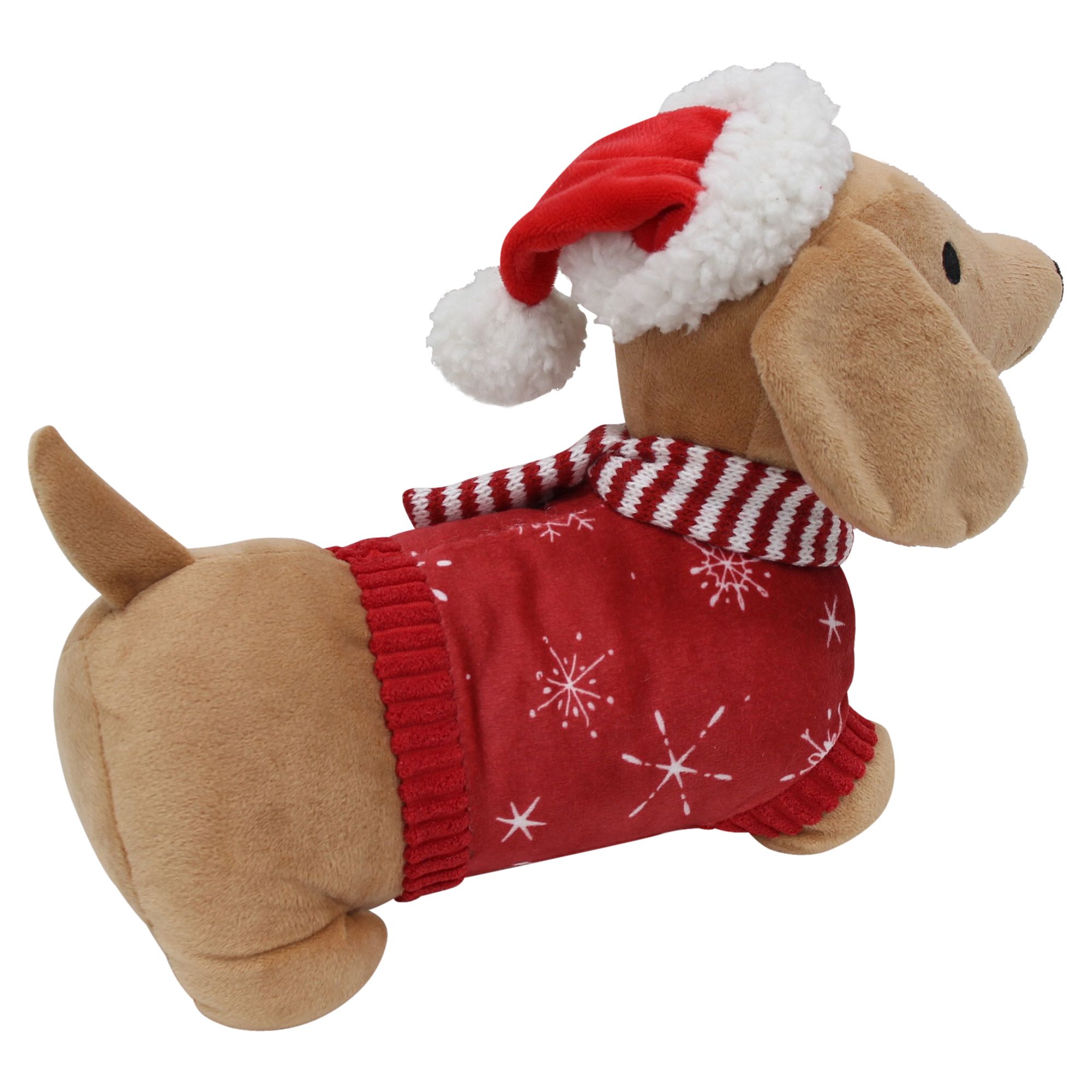 Acheter Butée de porte « Teckel de Noël »  dans la boutique en ligne de Frank Flechtwaren pour Butée de porte