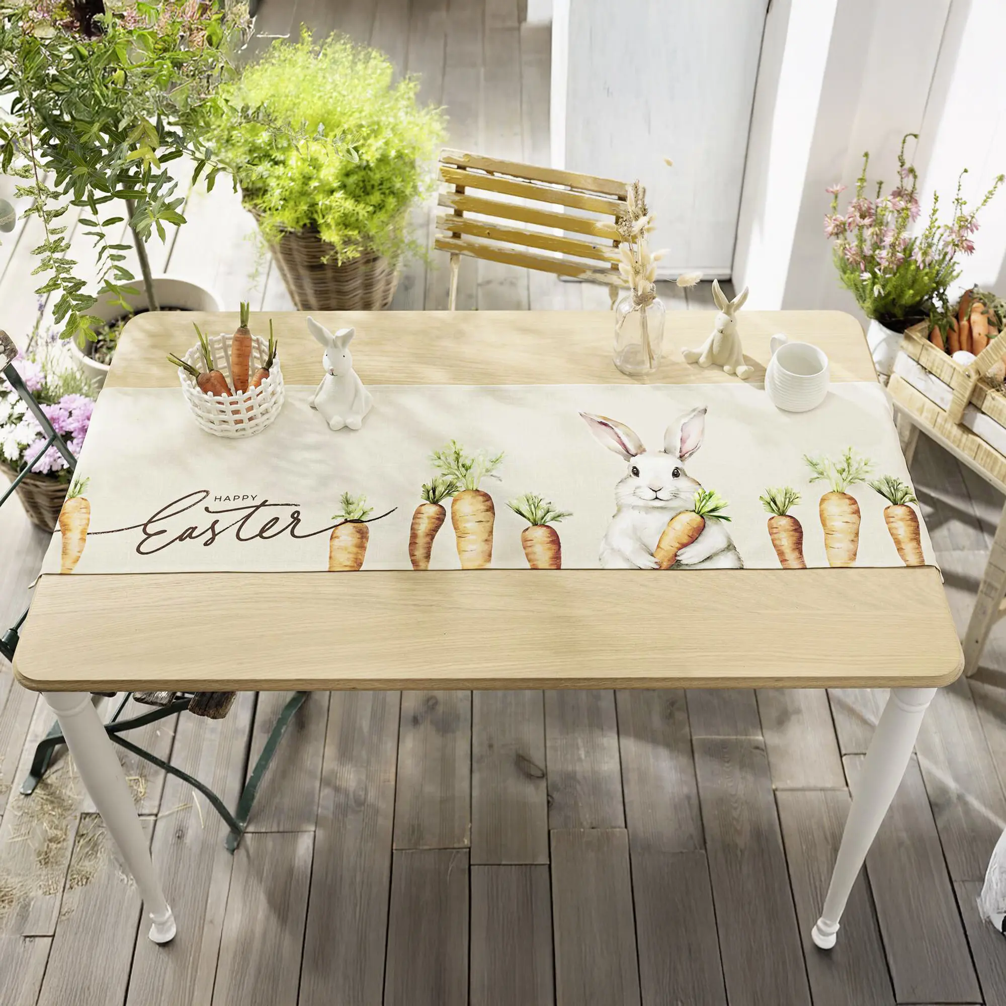 Acheter Chemin de table "Happy Easter"  dans la boutique en ligne de Frank Flechtwaren Acheter Chemin de table "Happy Easter"  dans la boutique en ligne de Frank Flechtwaren
