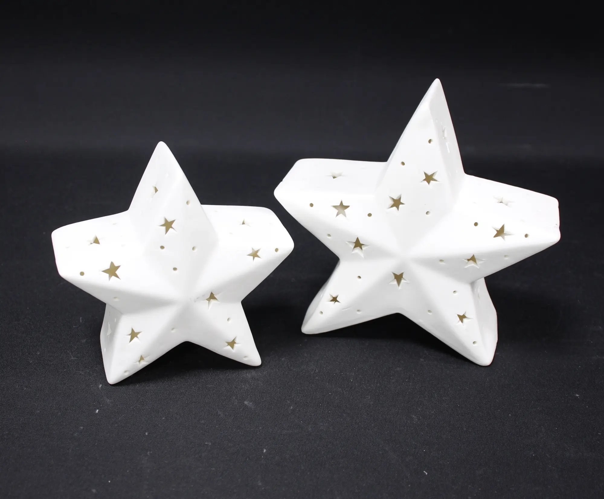 Acheter Lot de 2 étoile LED "White"  dans la boutique en ligne de Frank Flechtwaren pour Étoiles