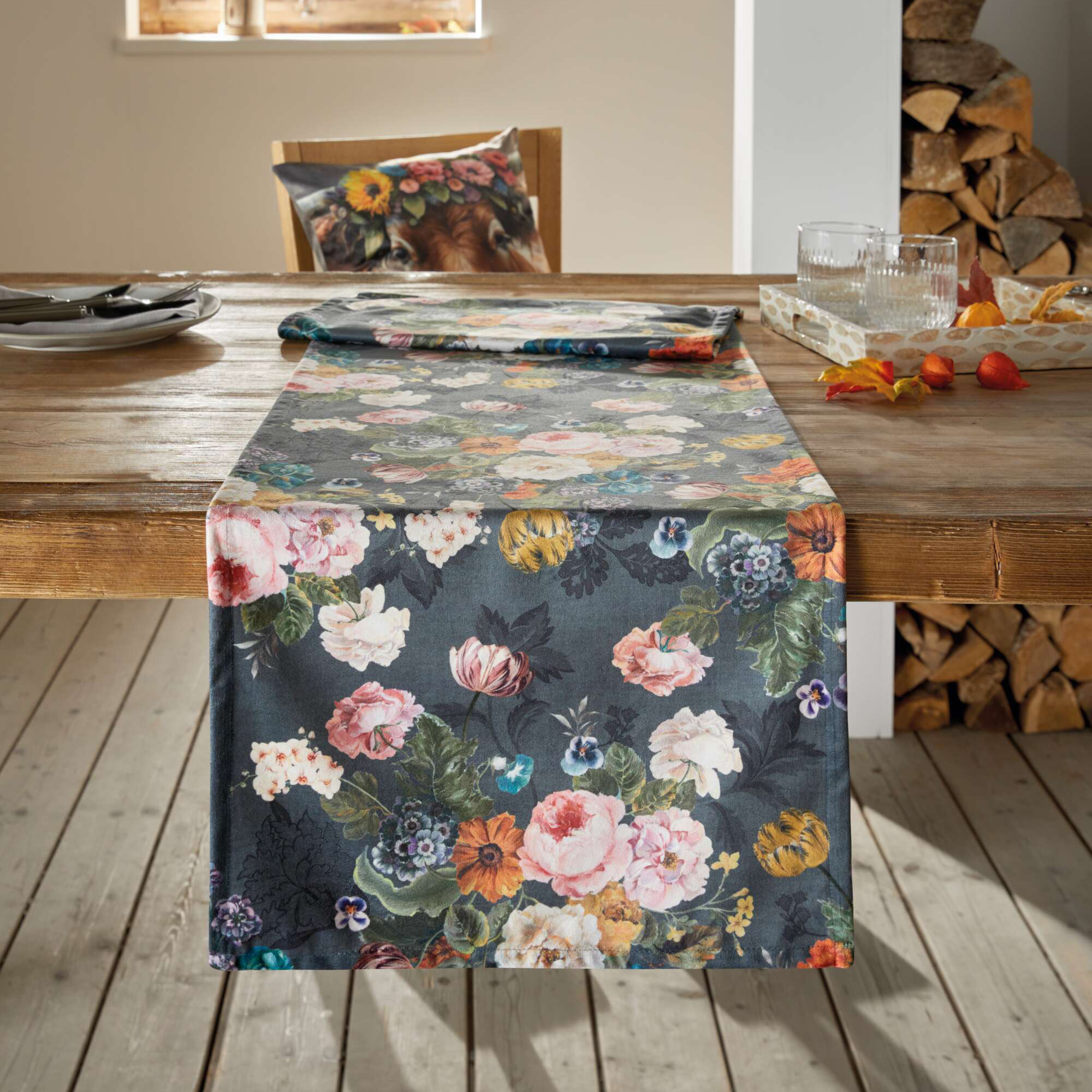 Acheter Chemin de table "bouquet noble"  dans la boutique en ligne de Frank Flechtwaren