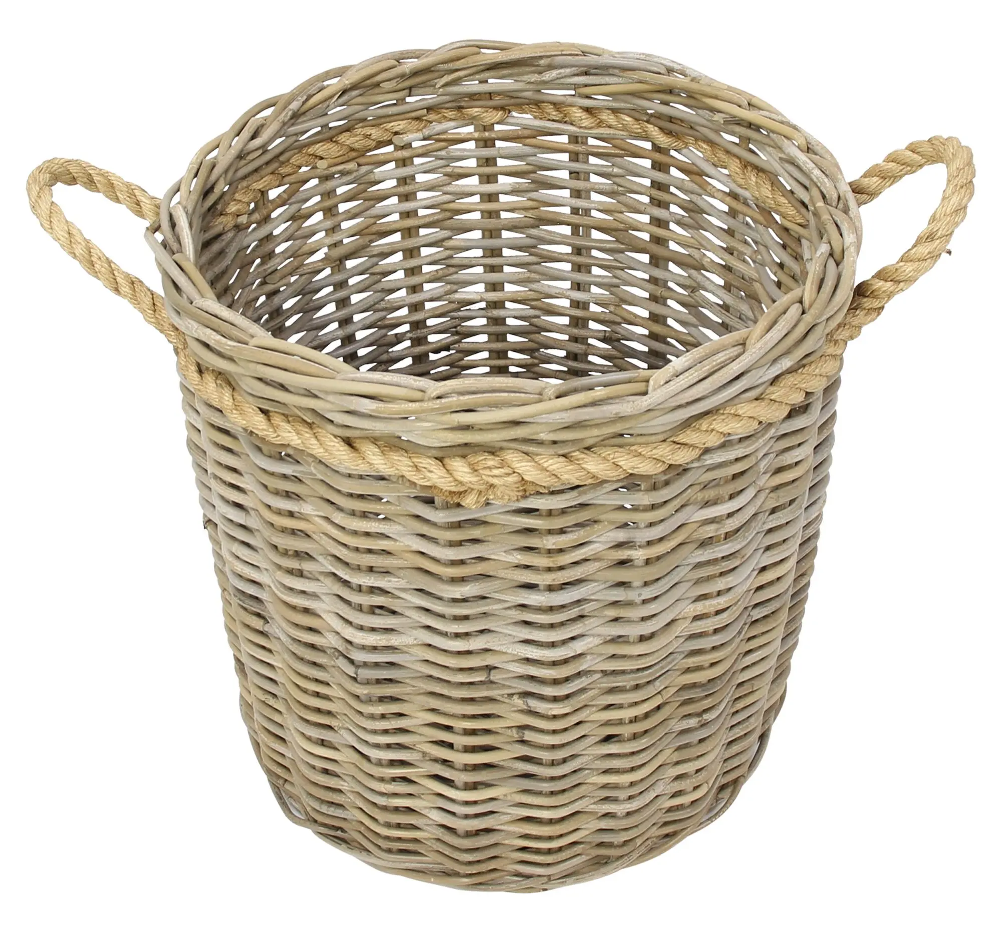 Acheter Corbeille en rotin "Koboo-Grey"  dans la boutique en ligne de Frank Flechtwaren pour Décorations magasin