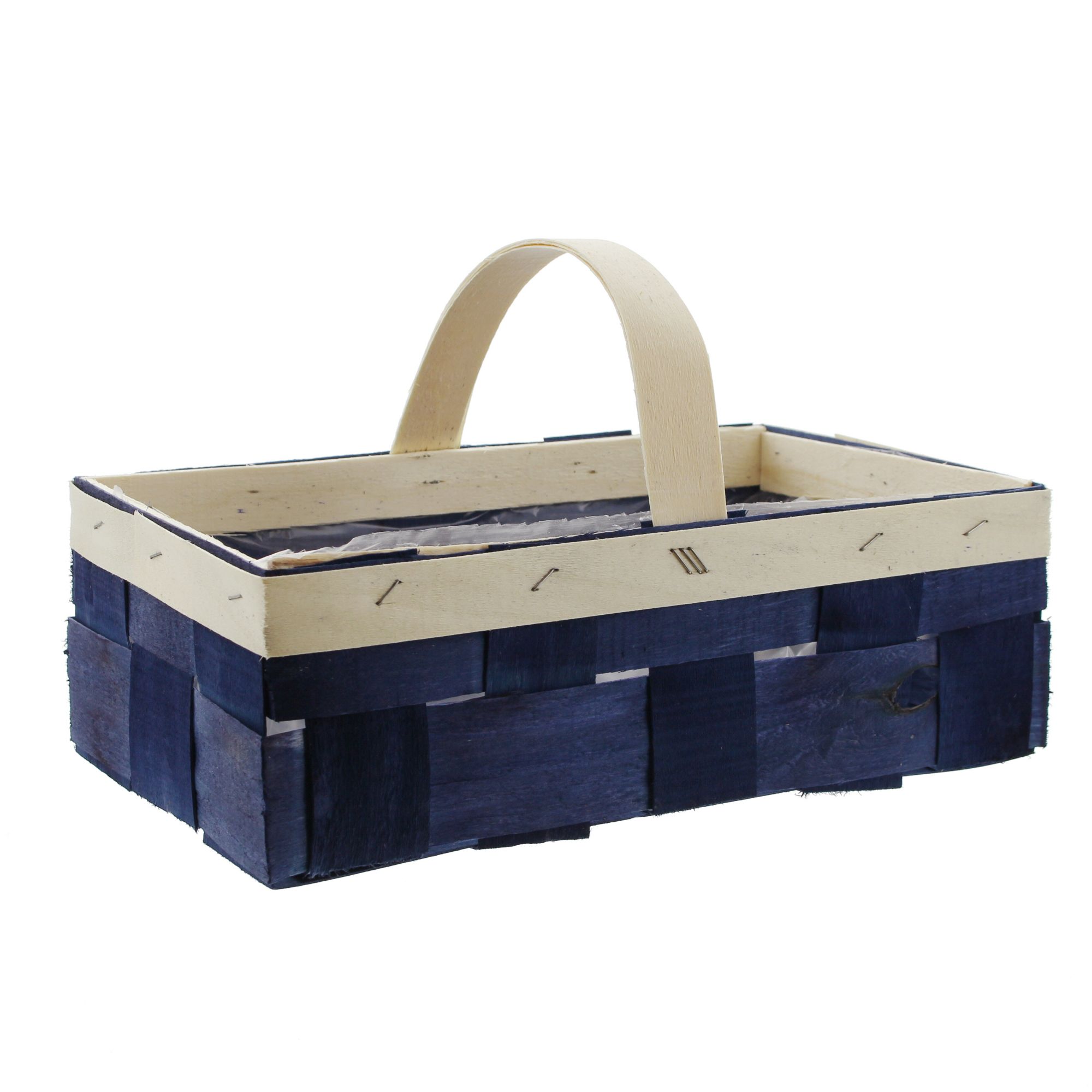 Acheter Panier à ance "teint", bleu  dans la boutique en ligne de Frank Flechtwaren pour Corbeilles en osier