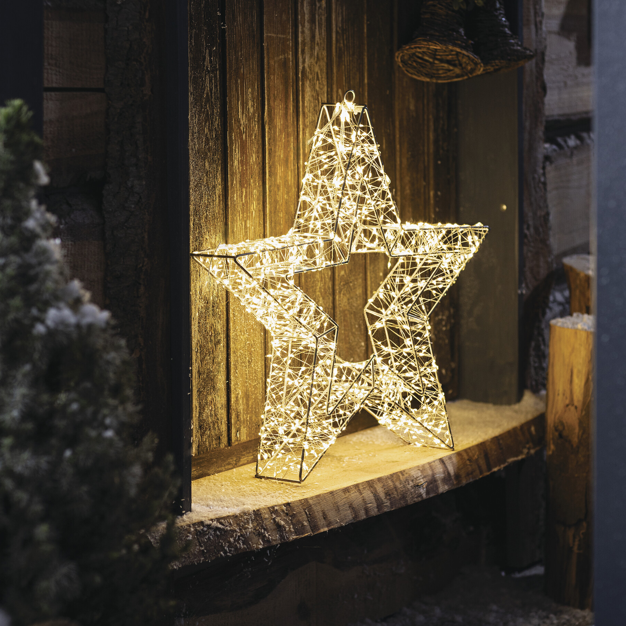 Acheter Grande étoile LED "Shine"  dans la boutique en ligne de Frank Flechtwaren