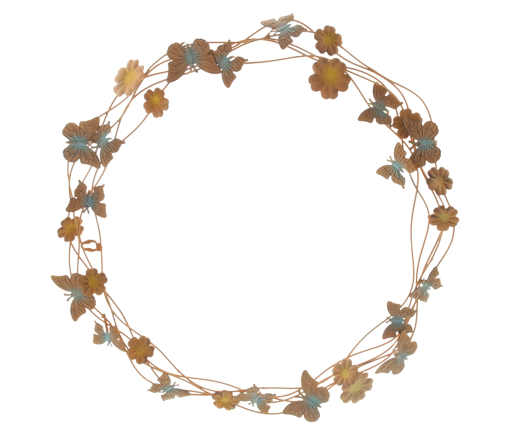Acheter Anneau "fleurs et papillons"  dans la boutique en ligne de Frank Flechtwaren pour Jardin de Pâques coloré