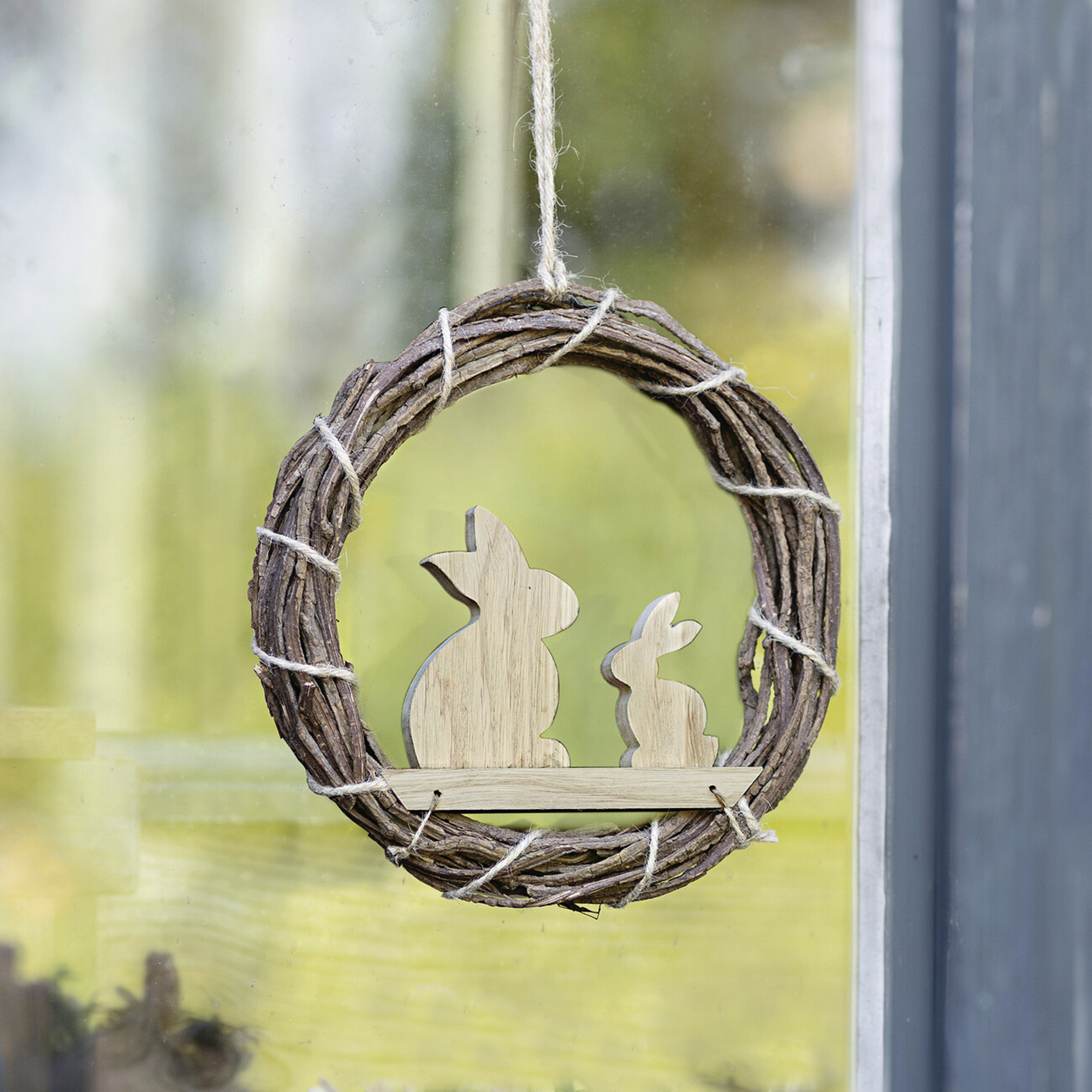 Acheter Couronne "couple de lapins"  dans la boutique en ligne de Frank Flechtwaren