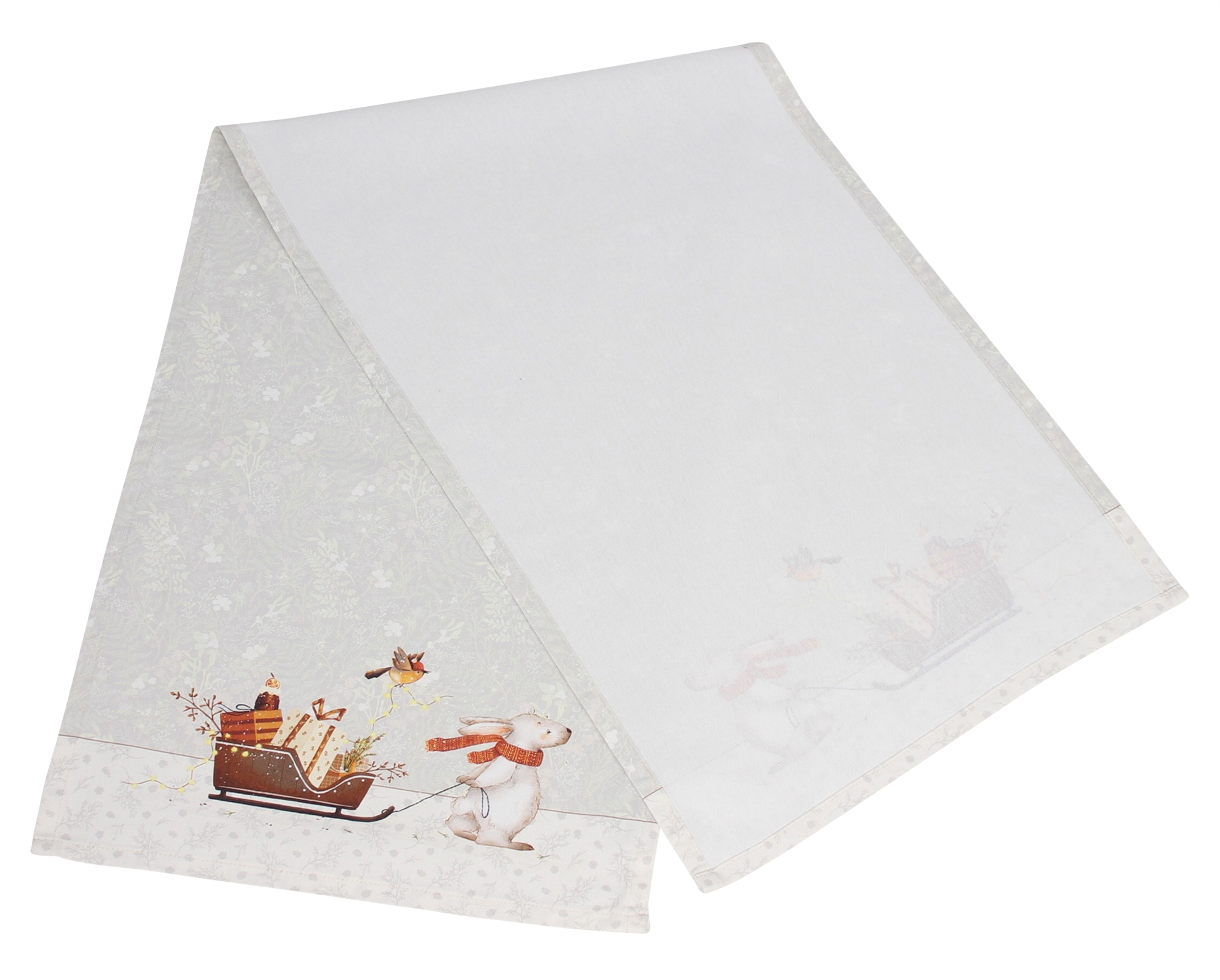 Acheter Chemin de table "lapin de Noël"  dans la boutique en ligne de Frank Flechtwaren pour Nouvel arrivage