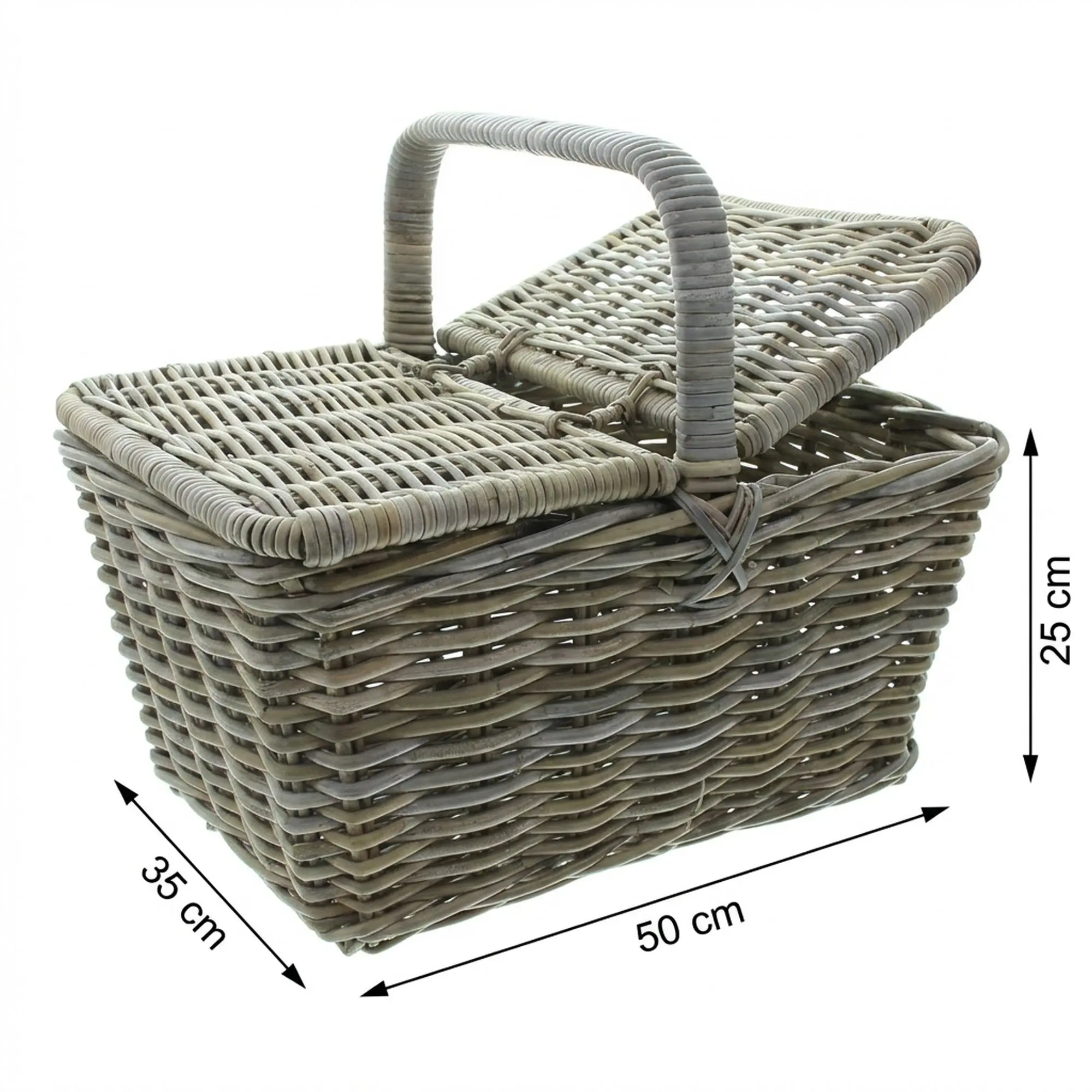 Acheter Panier pique-nique "rotin"  dans la boutique en ligne de Frank Flechtwaren pour Charme champêtre
