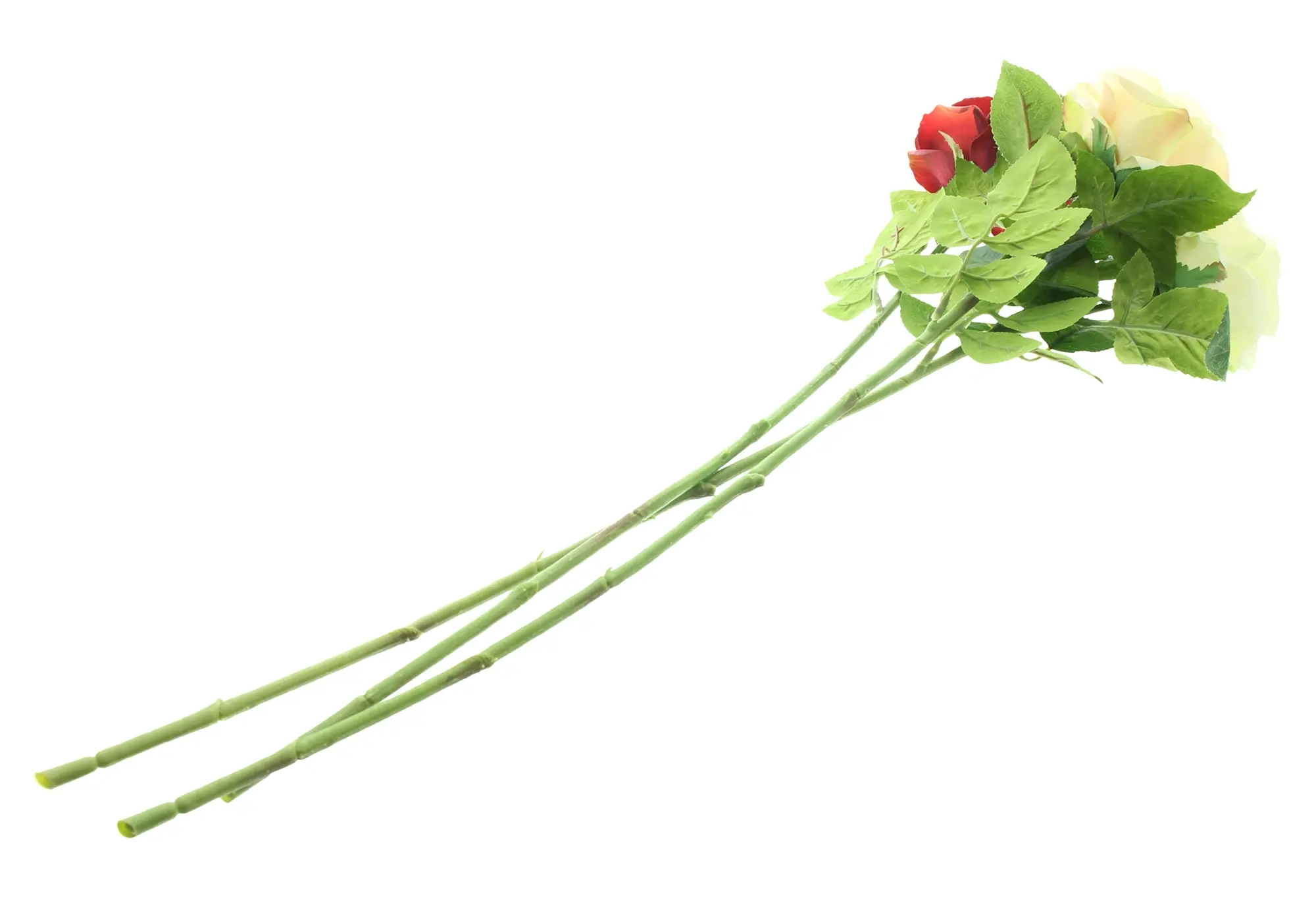 Acheter Lot de 3 fleurs artificielles "roses"  dans la boutique en ligne de Frank Flechtwaren pour Plantes artificielles