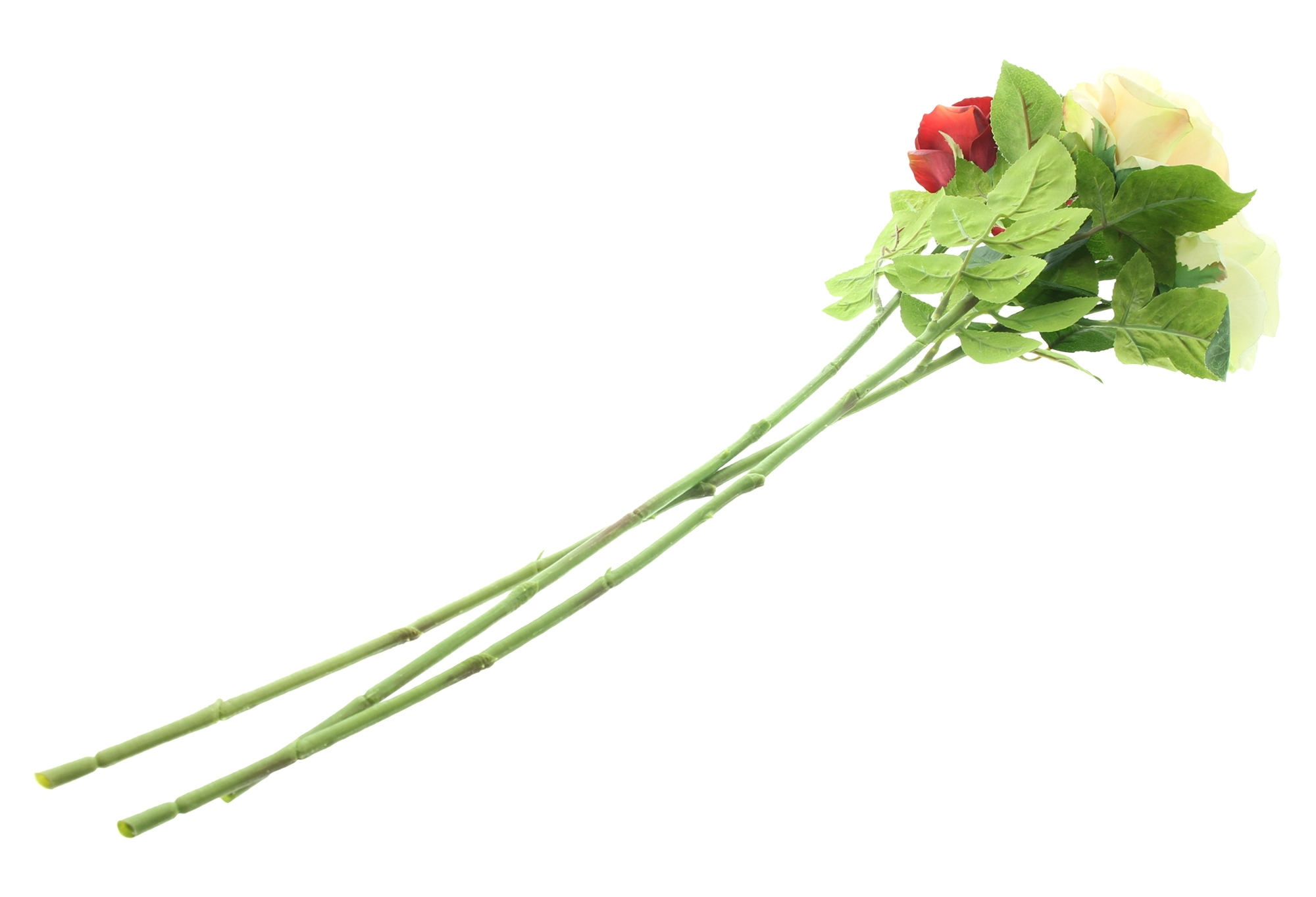 Acheter Lot de 3 fleurs artificielles "roses"  dans la boutique en ligne de Frank Flechtwaren pour Nouvel arrivage