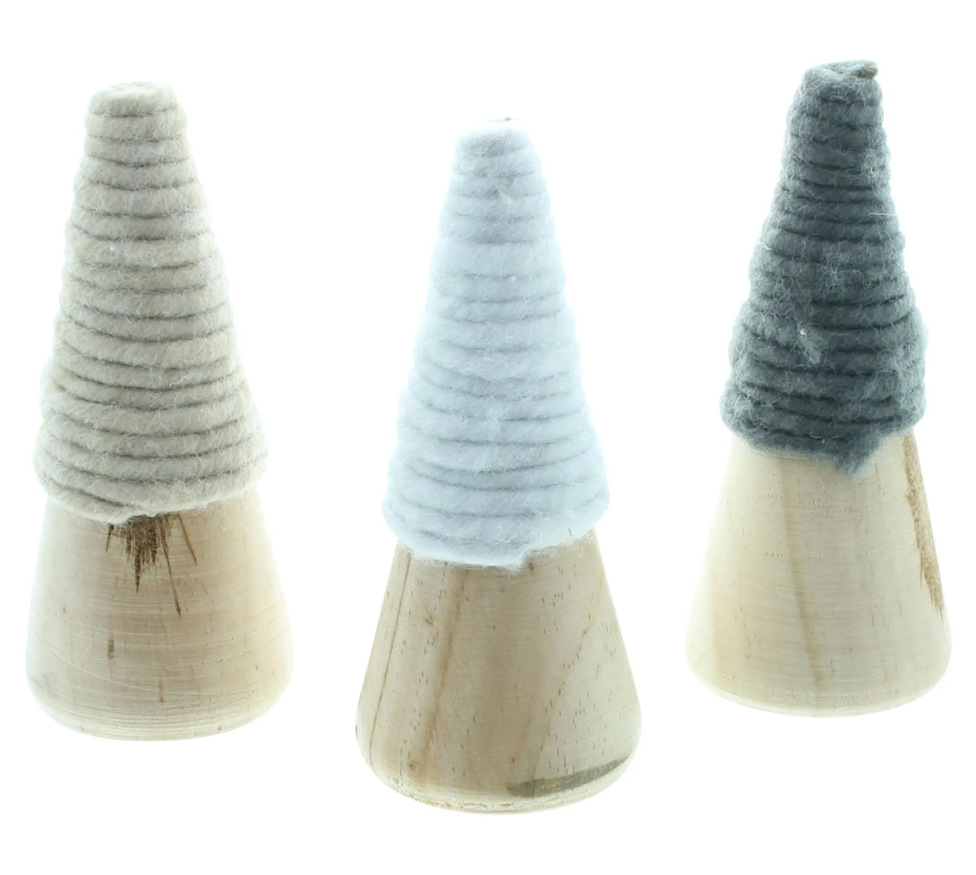 Acheter Lot de 3 lutins "étoile dorée"  dans la boutique en ligne de Frank Flechtwaren pour Look de fête : menthe &amp; blanc