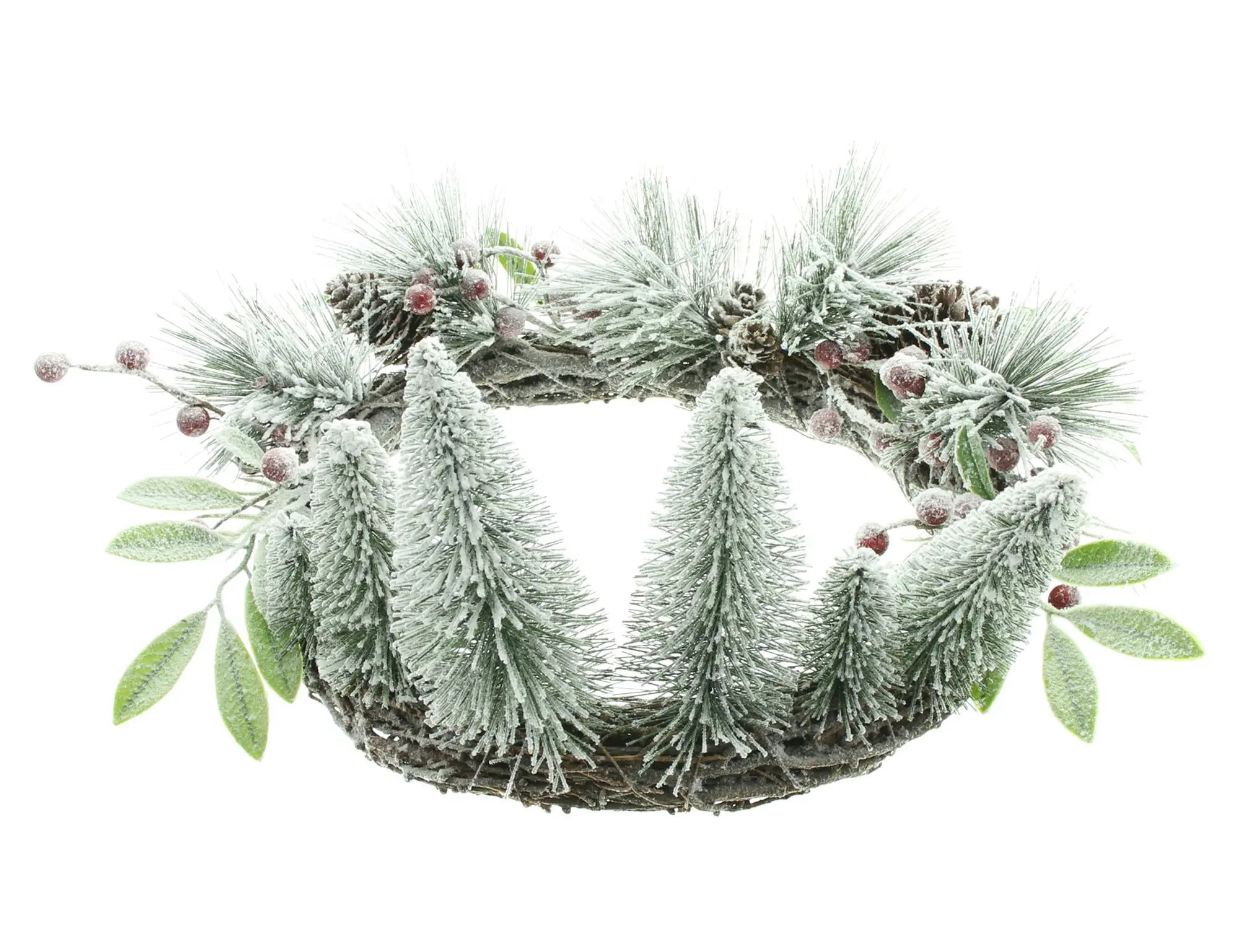 Acheter Couronne "magie hivernale"  dans la boutique en ligne de Frank Flechtwaren pour Couronnes de Noël