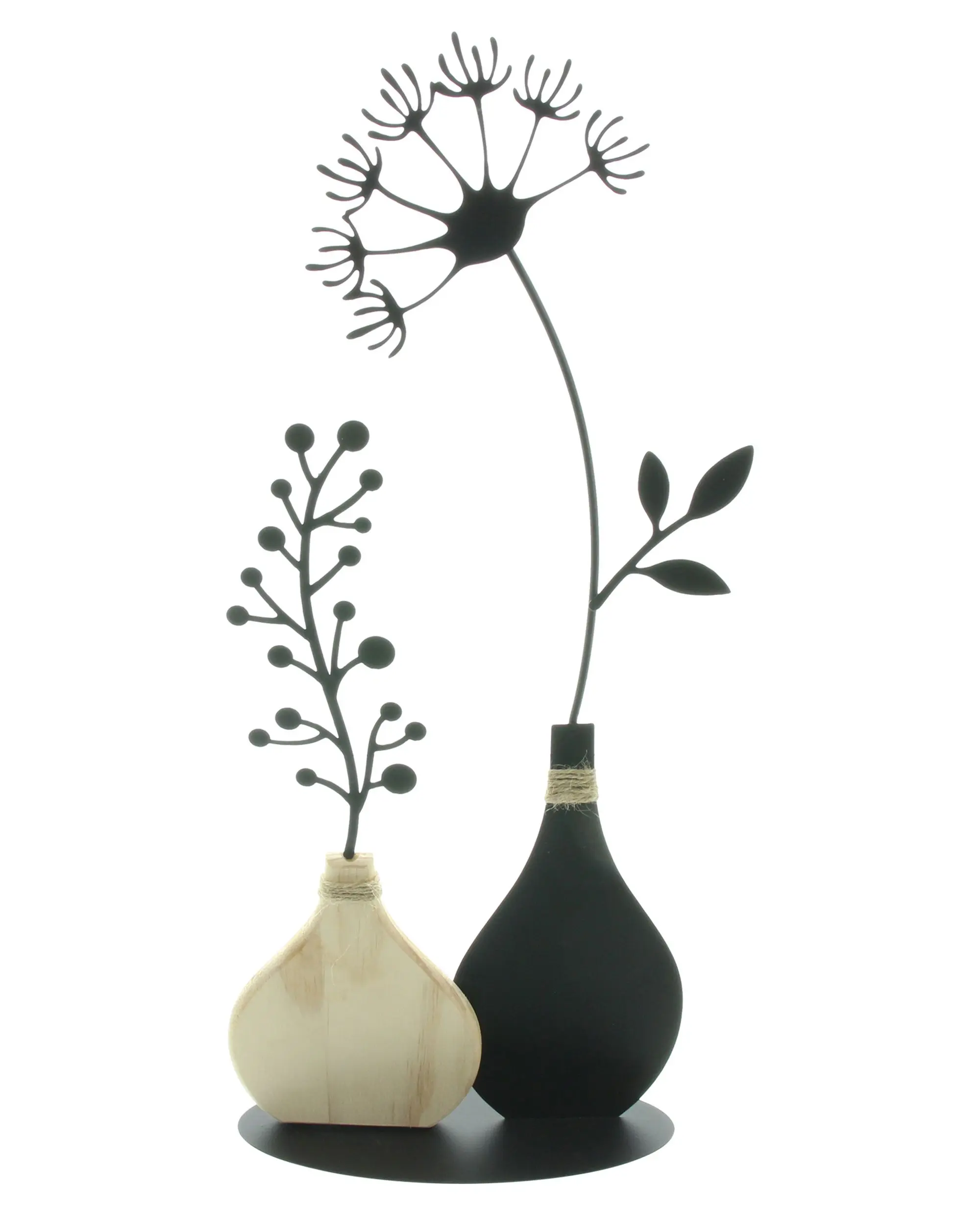 Acheter Décoration métallique "vases"  dans la boutique en ligne de Frank Flechtwaren pour Figurines décoratives