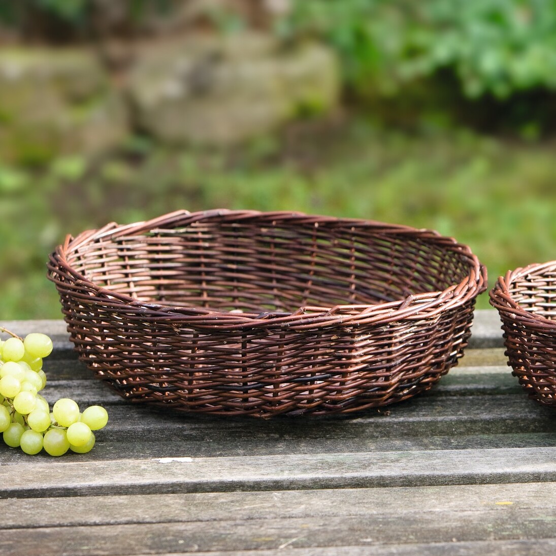 Acheter Coupe déco en osier "brun naturel", GM  dans la boutique en ligne de Frank Flechtwaren