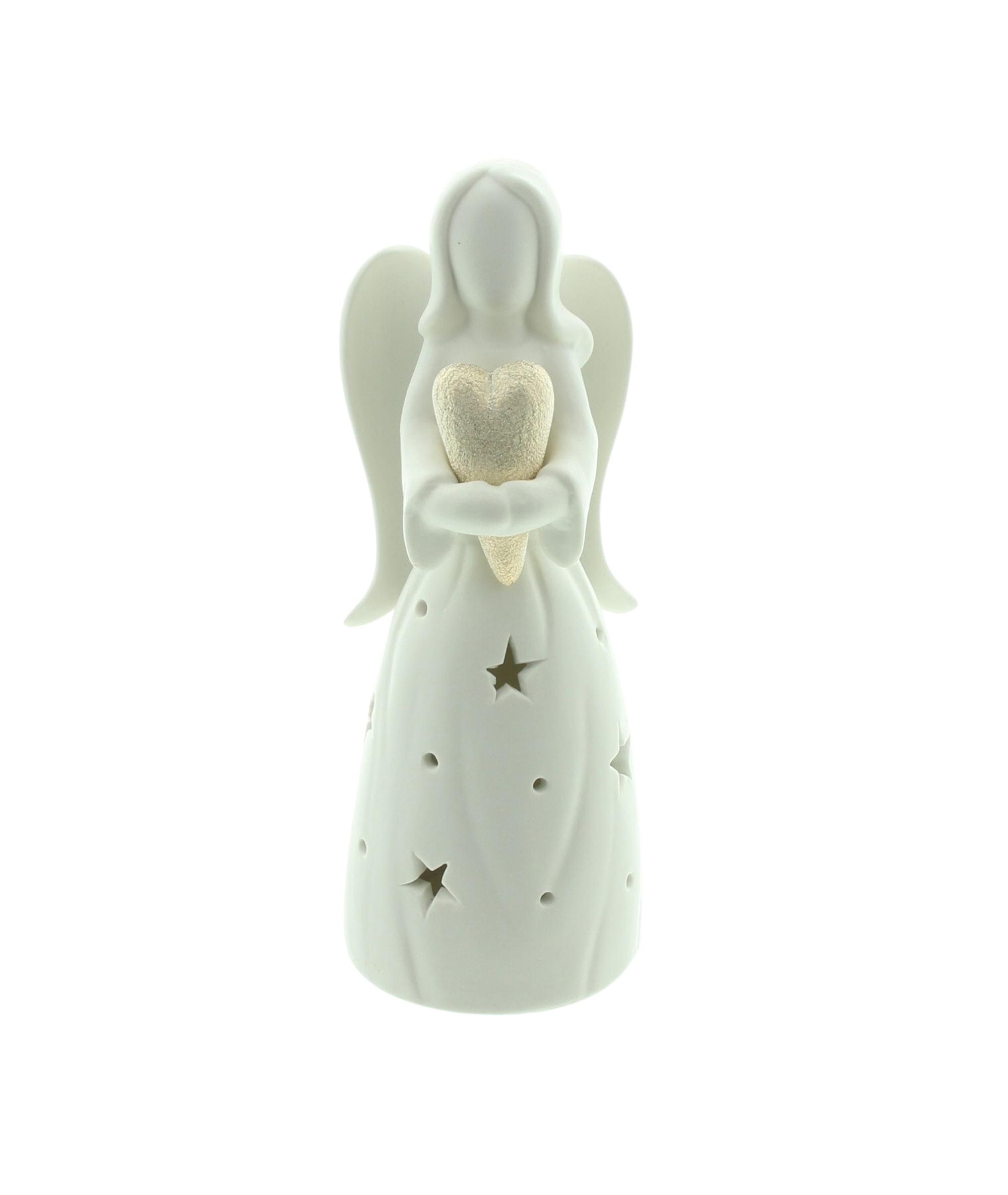 Acheter Ange LED "coeur doré"  dans la boutique en ligne de Frank Flechtwaren pour Anges