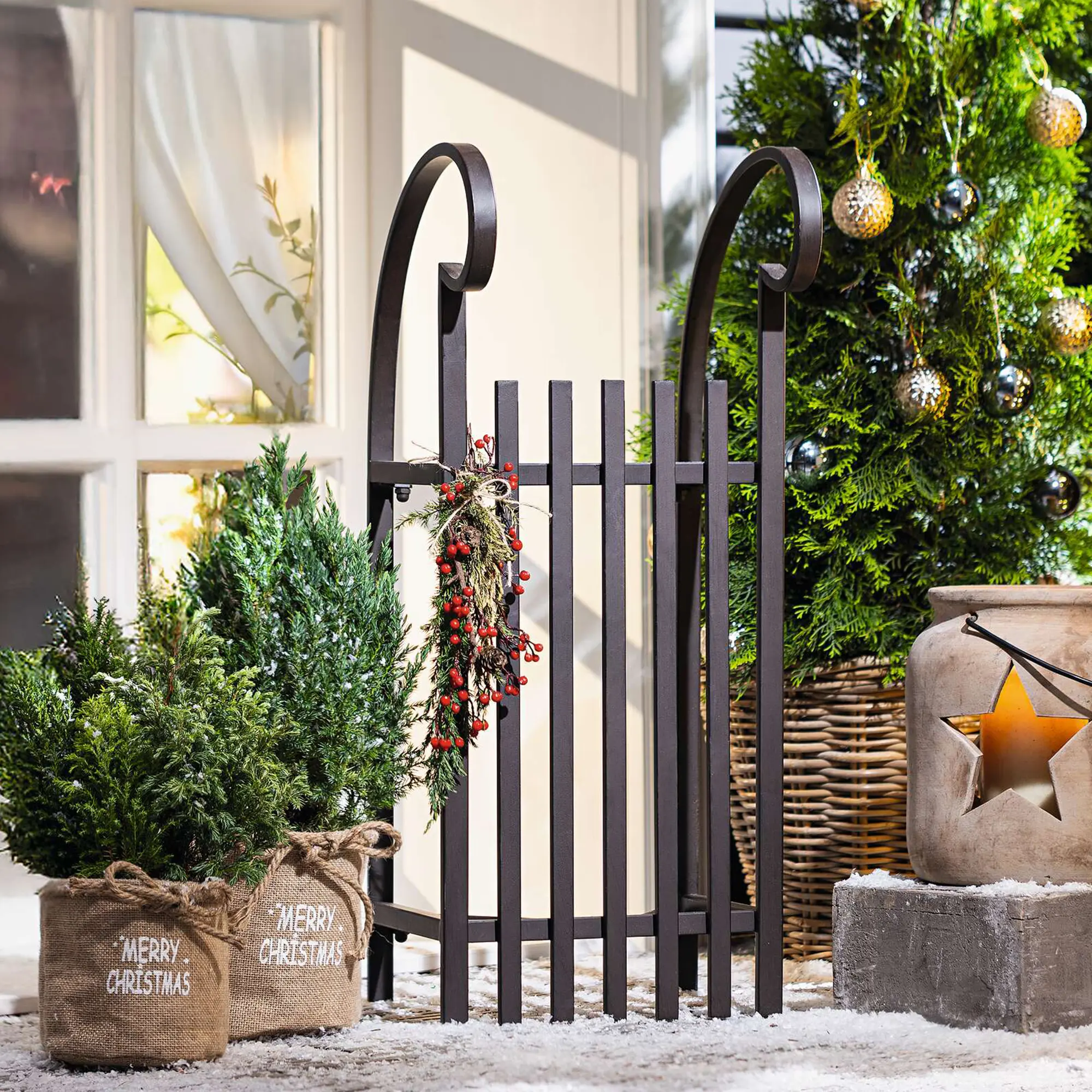 Acheter Luge décorative "classique"  dans la boutique en ligne de Frank Flechtwaren