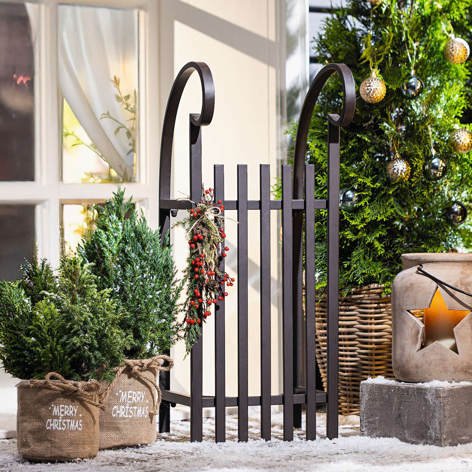 Acheter Luge décorative "classique"  dans la boutique en ligne de Frank Flechtwaren