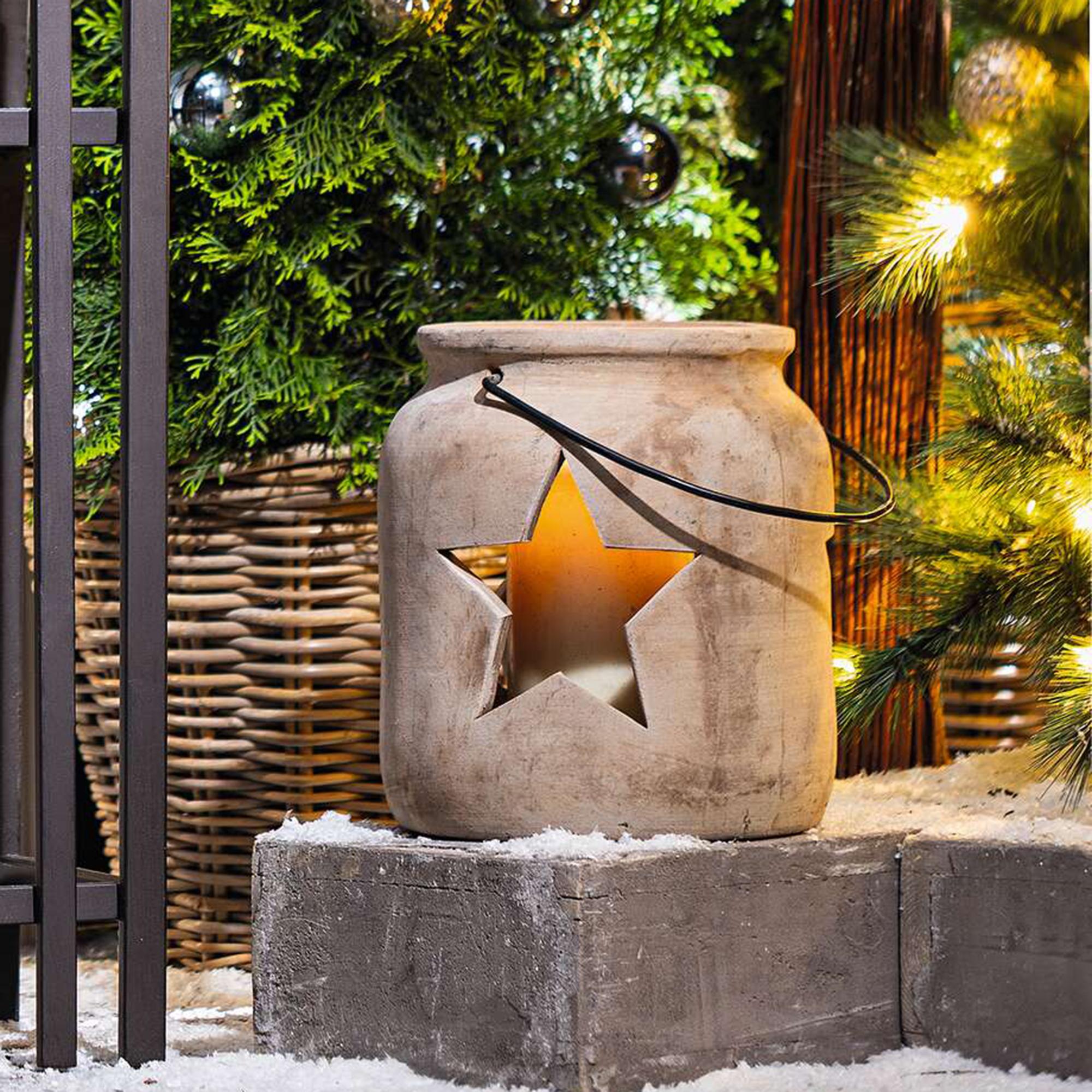 Acheter Photophore"étoile"  dans la boutique en ligne de Frank Flechtwaren pour Série titre Noël