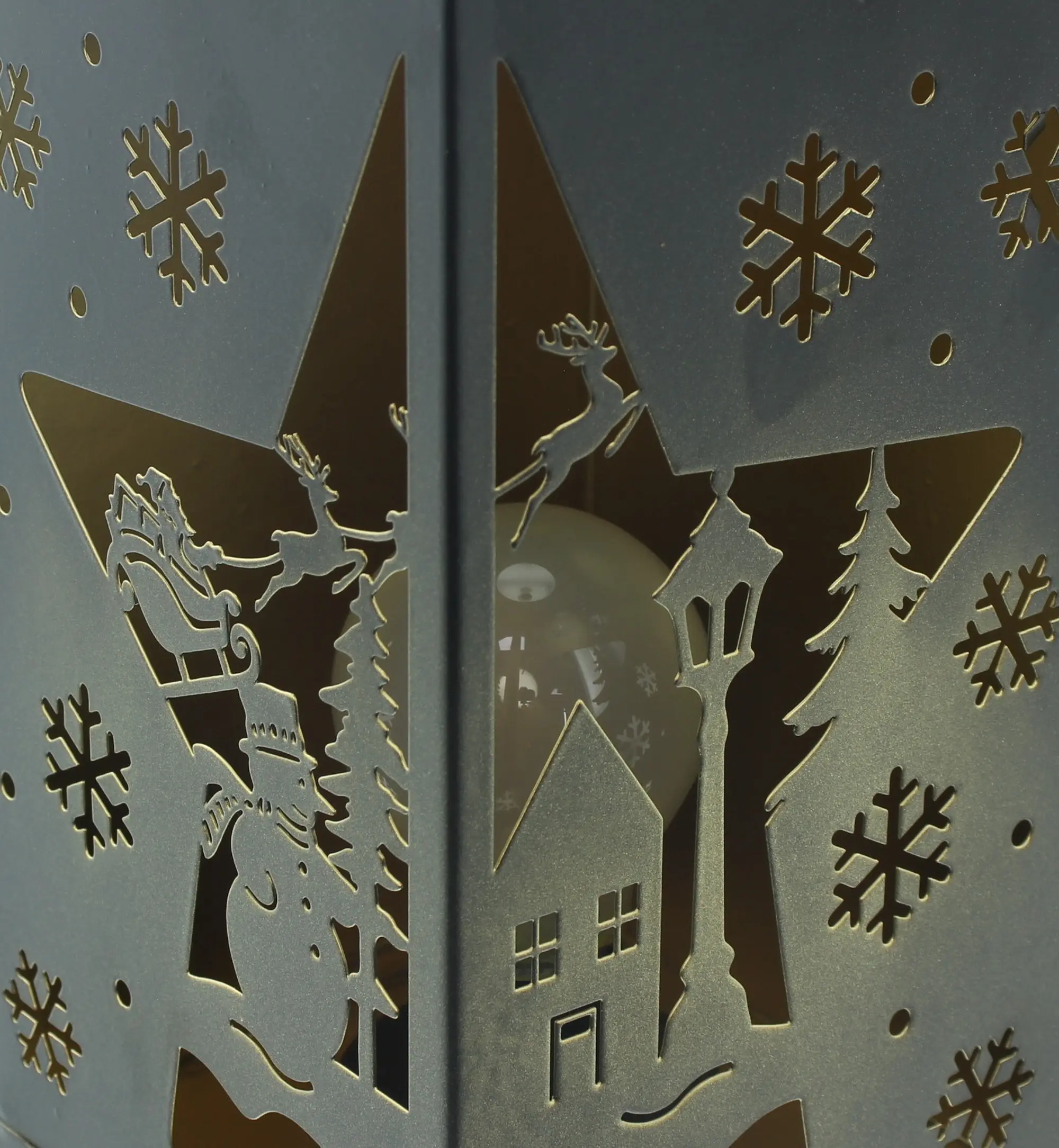 Acheter Lanterne LED "paysage hivernal"  dans la boutique en ligne de Frank Flechtwaren pour Décoration de table LED