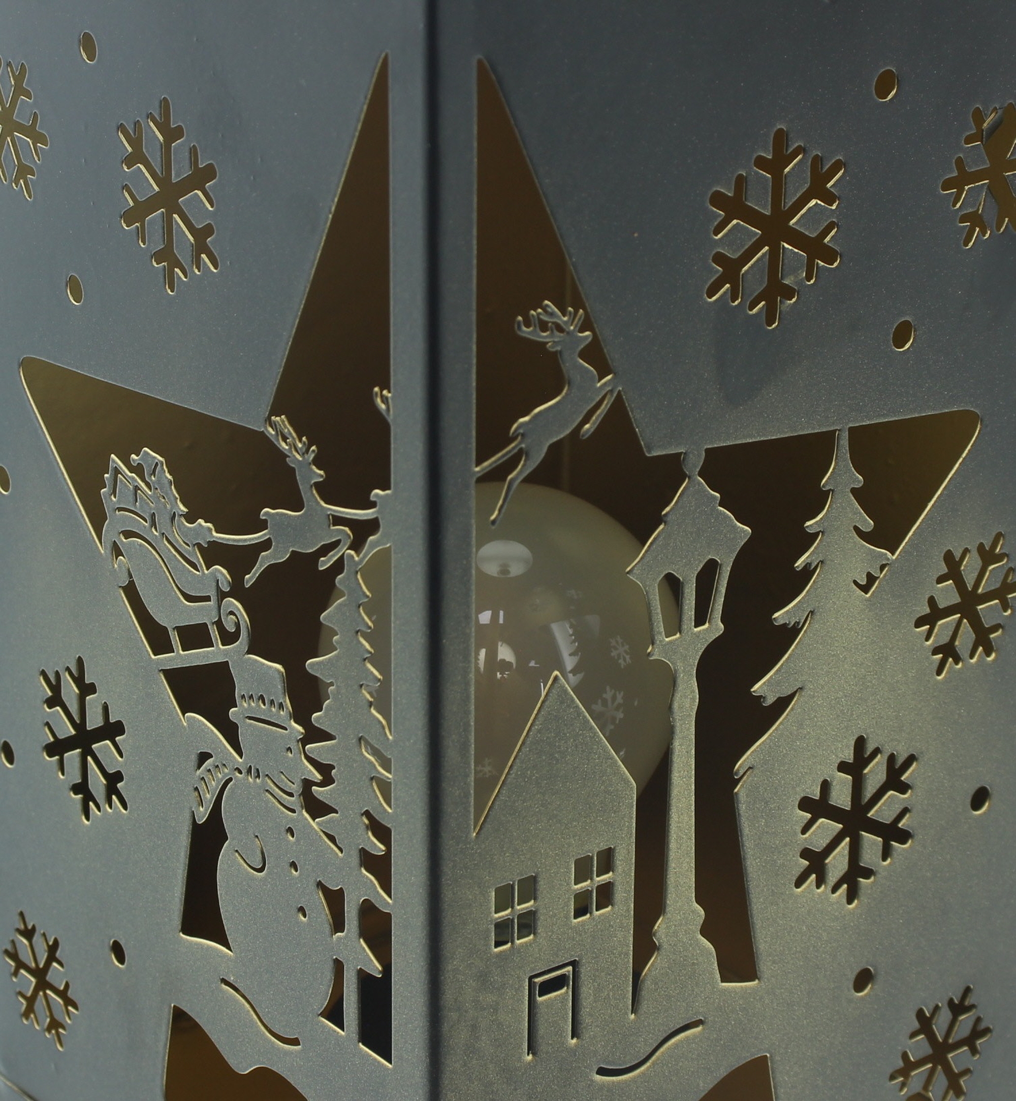 Acheter Lanterne LED "paysage hivernal"  dans la boutique en ligne de Frank Flechtwaren pour Décoration LED