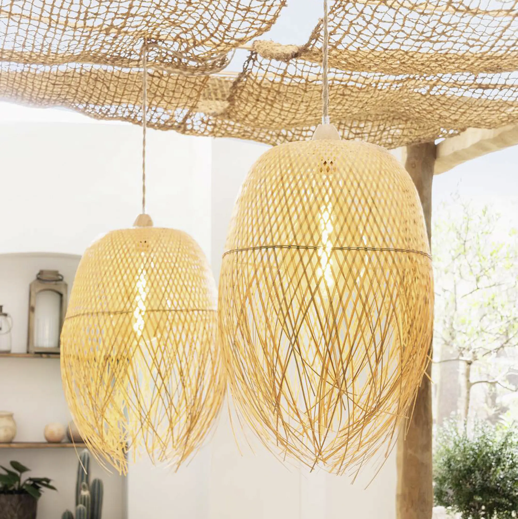 Acheter Abat-jour "Ibiza"  dans la boutique en ligne de Frank Flechtwaren
